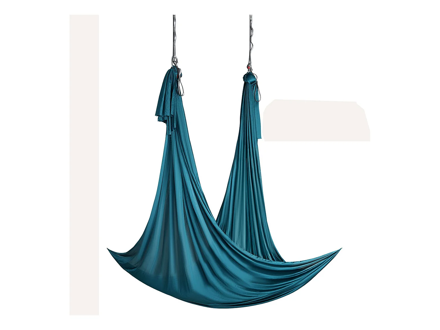 Hamac de Yoga Aérien SucceBuy Yoga Balançoire Hamac Aérien 5,5 mètres Nylon Suspendu Sling Inversion Vert