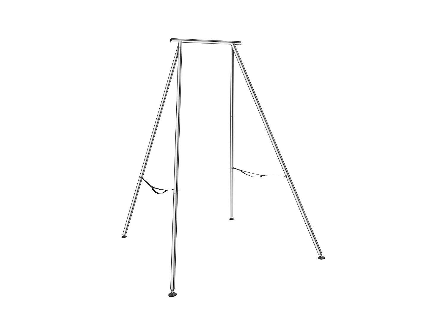 Hamac de Yoga Support de Balançoire Aérienne SucceBuy, Cadre de Yoga, Cadre en Acier Porteur de 250kg