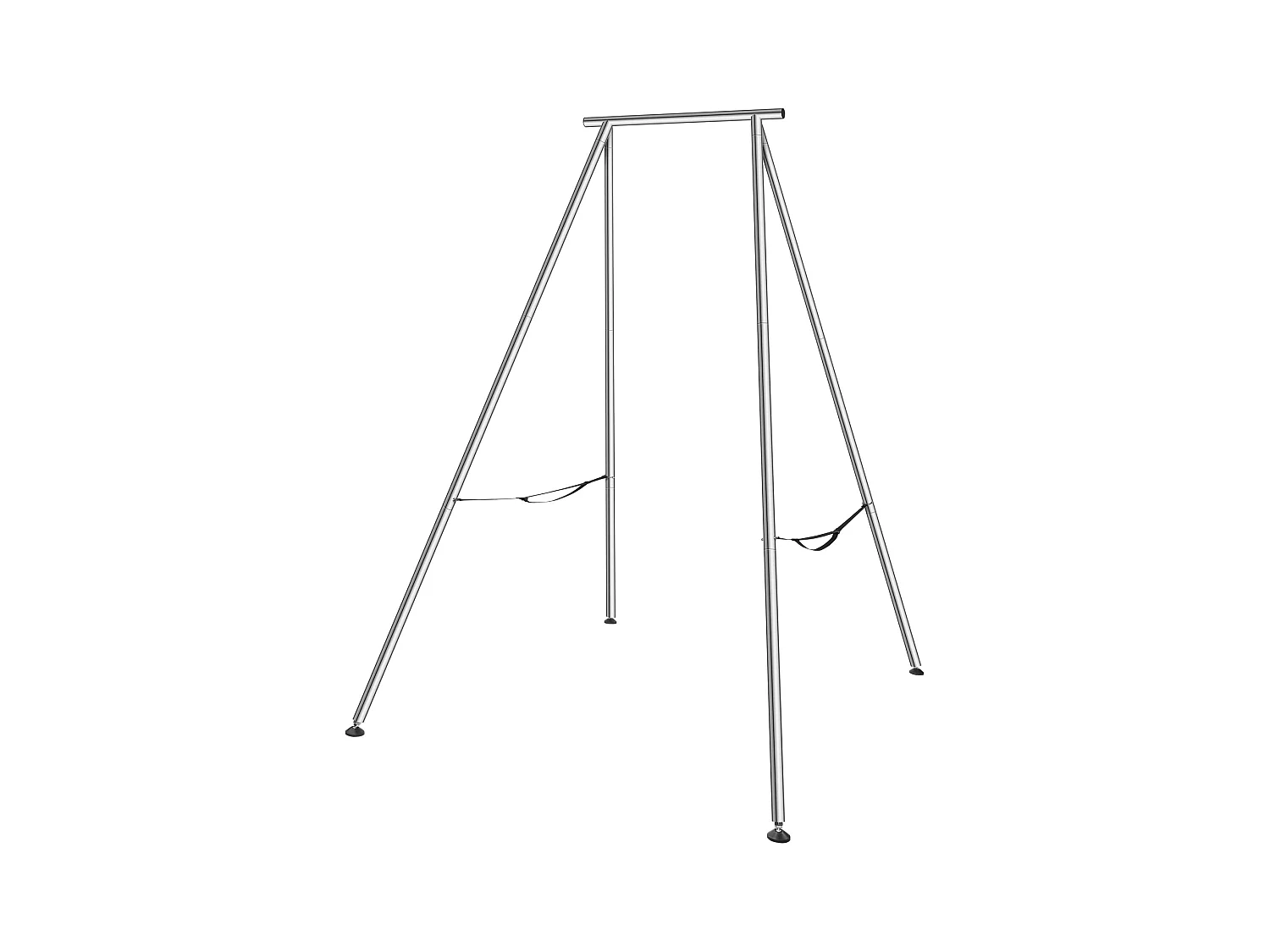 Hamac de Yoga Support de Balançoire Aérienne SucceBuy, Cadre de Yoga, Cadre en Acier Porteur de 250kg