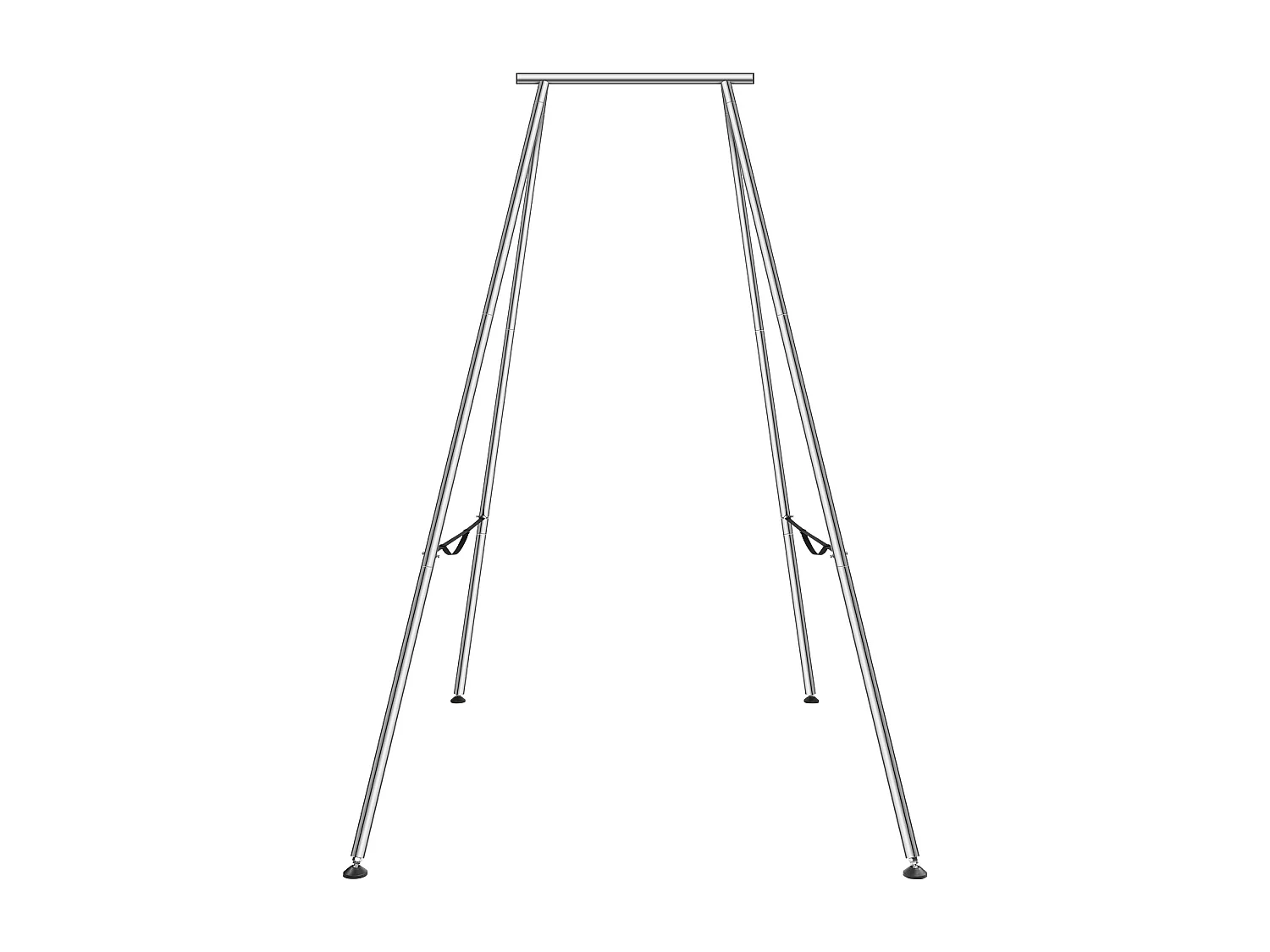 Hamac de Yoga Support de Balançoire Aérienne SucceBuy, Cadre de Yoga, Cadre en Acier Porteur de 250kg