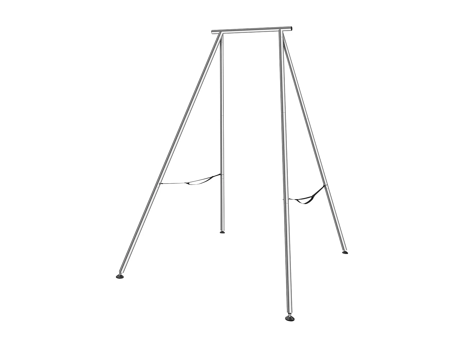 Hamac de Yoga Support de Balançoire Aérienne SucceBuy, Cadre de Yoga, Cadre en Acier Porteur de 250kg