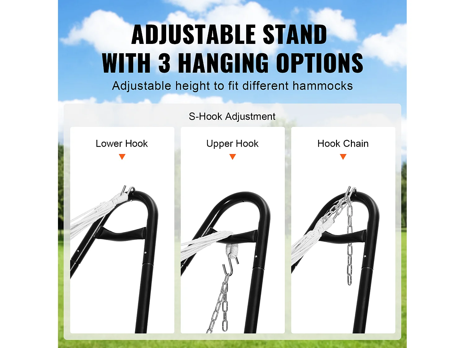 Suporte de Rede, SucceBuy Suporte de Rede em Aço, Capacidade para 249,5 kg, Compatível com Redes de 2,4 a 4,1 Metros, Estrutura Resistente