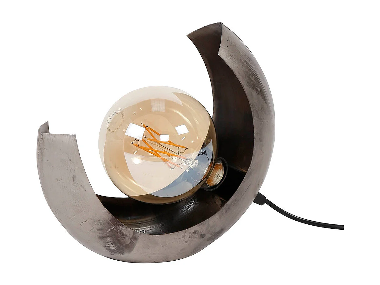 Tischlampe - Silber Metall - LUAR