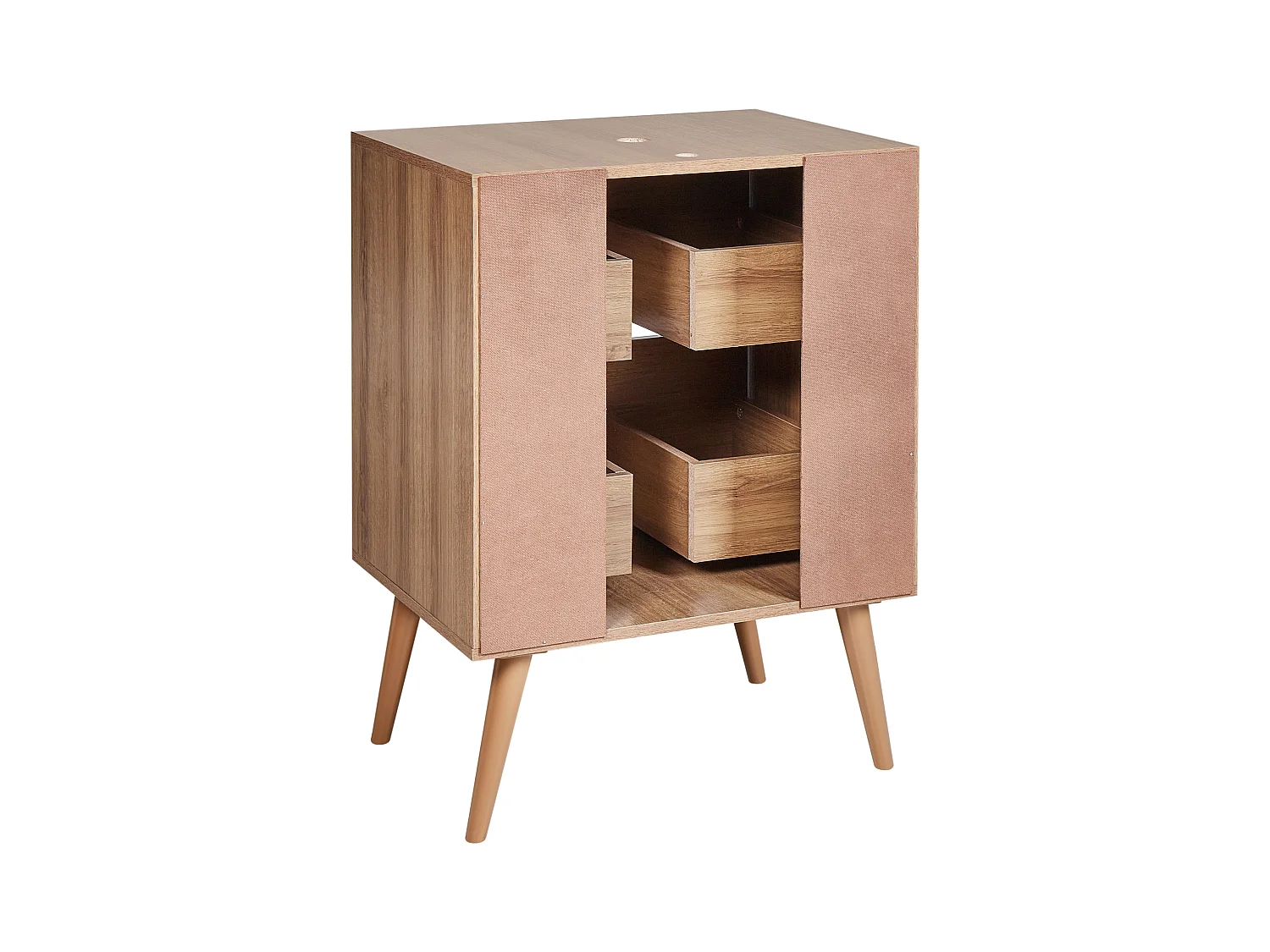 Mobile per lavabo CARIACICA 60 cm Marrone chiaro