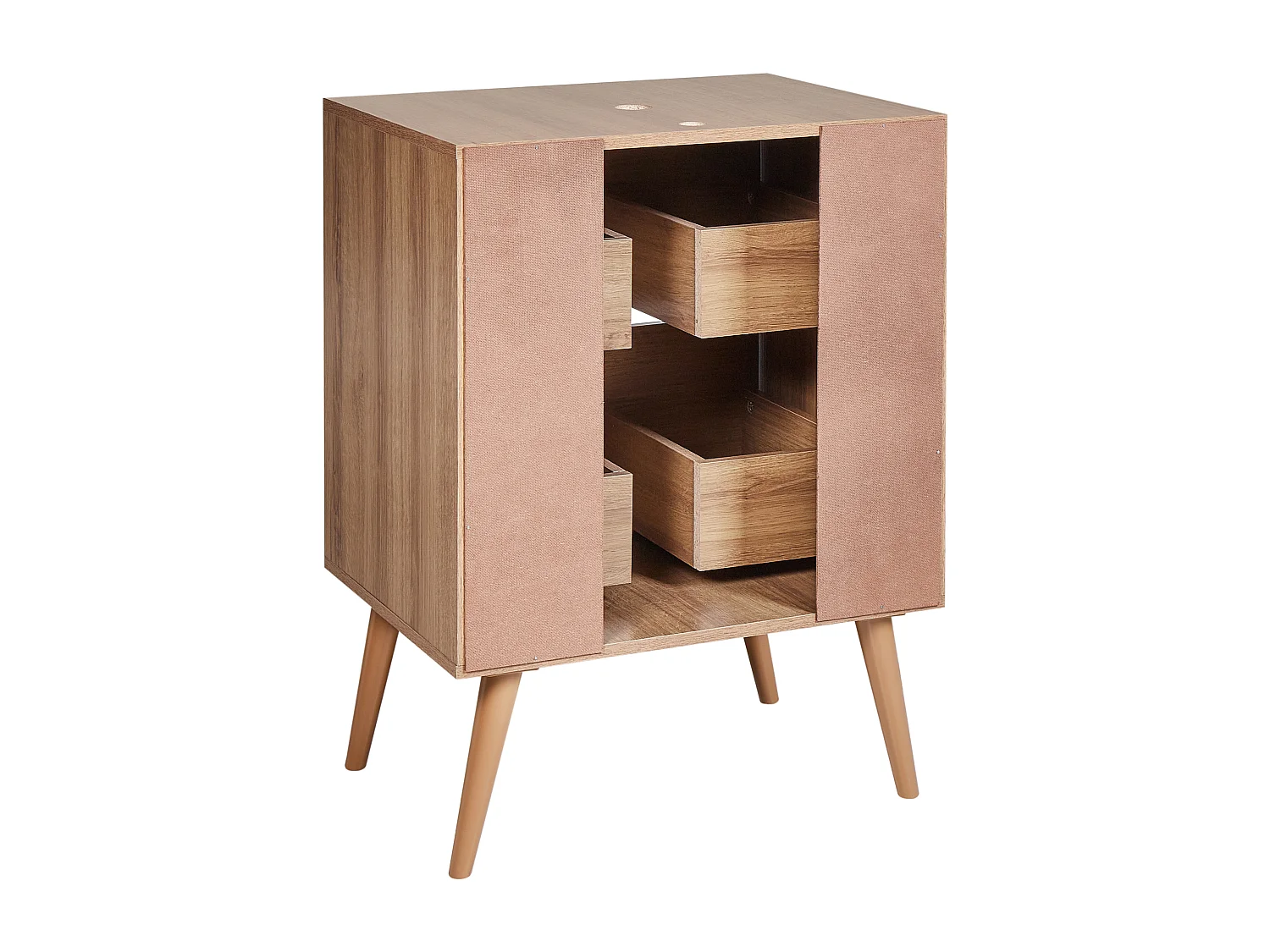 Meuble-lavabo CARIACICA 60 cm Marron clair