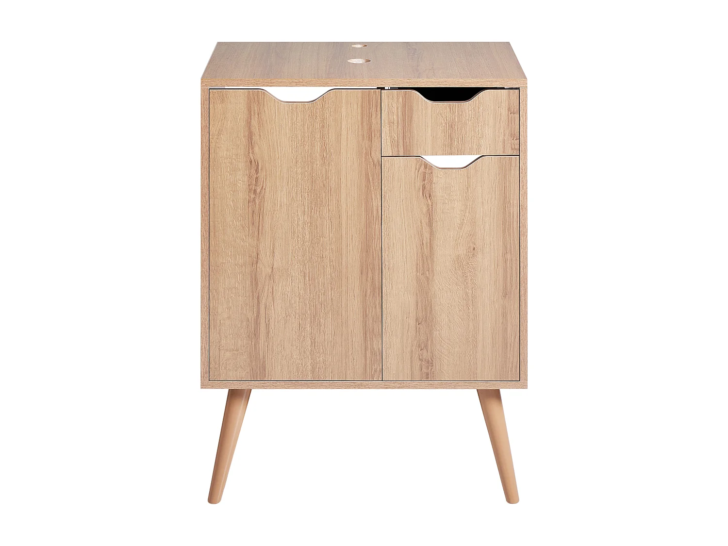 Meuble-lavabo CANOAS 60 cm Marron clair