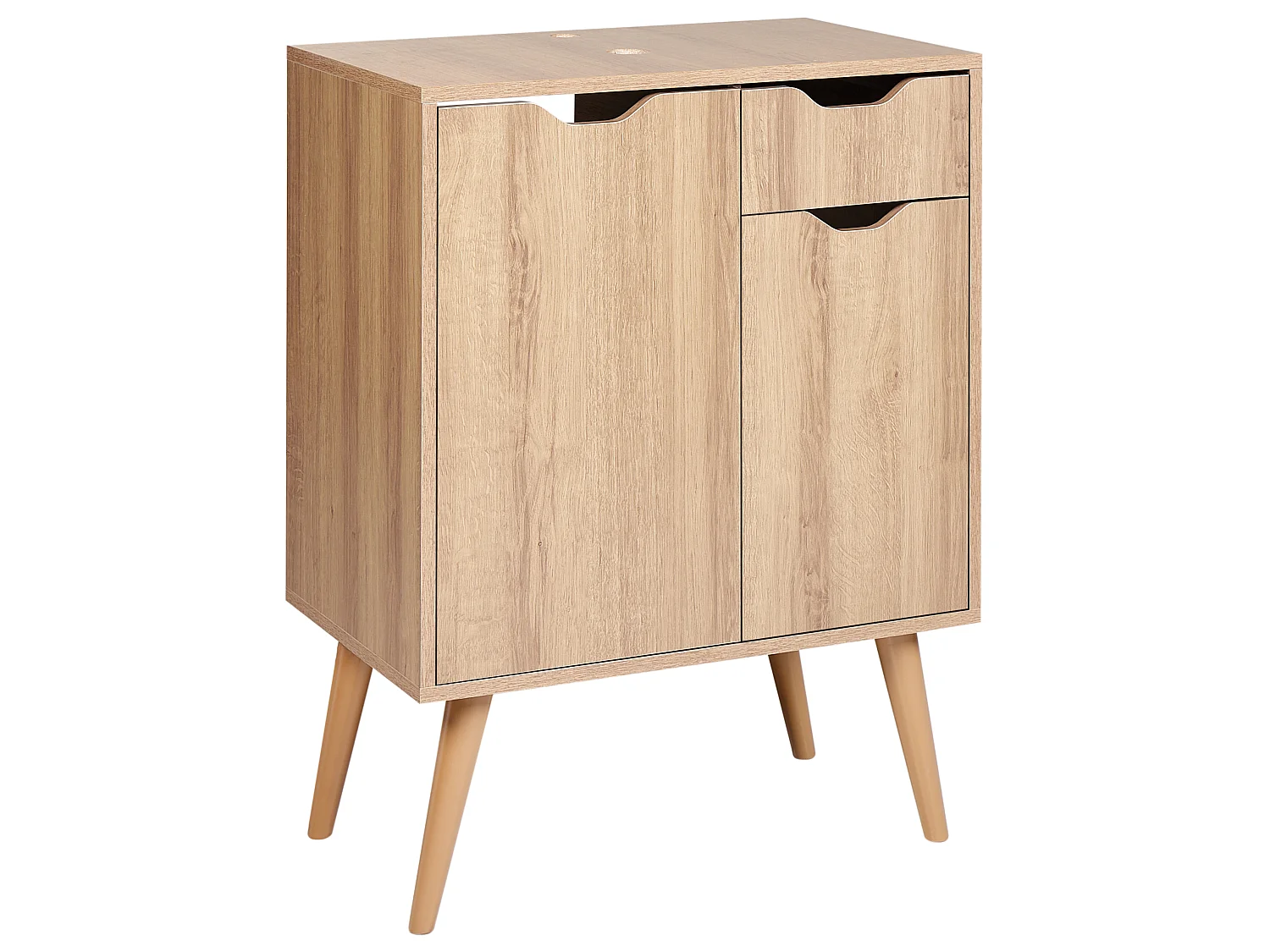 Meuble de salle de bain CANOAS 60 cm Marron clair