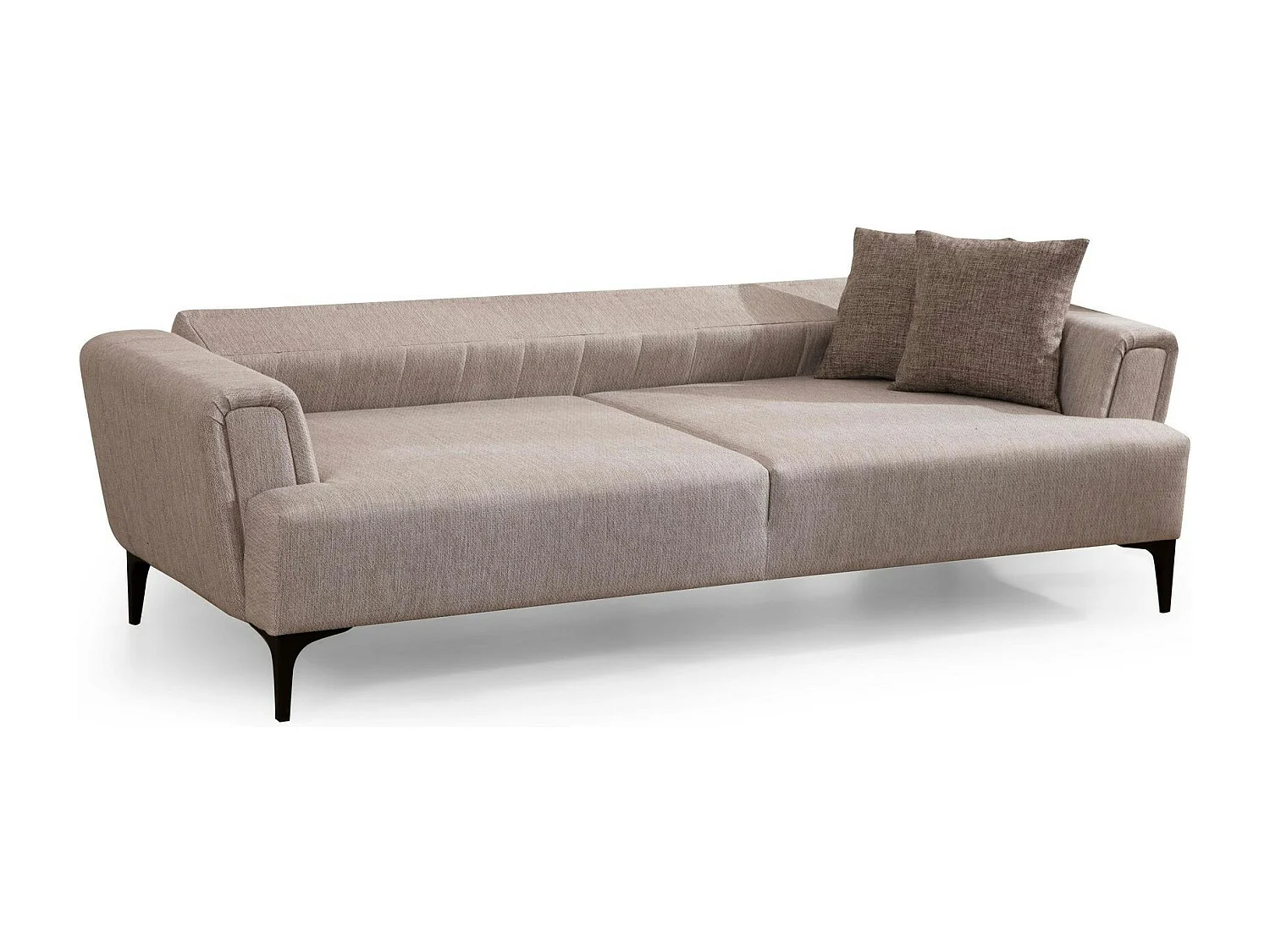 Canapé 3 places beige - lit d’appoint, style moderne LUCCA