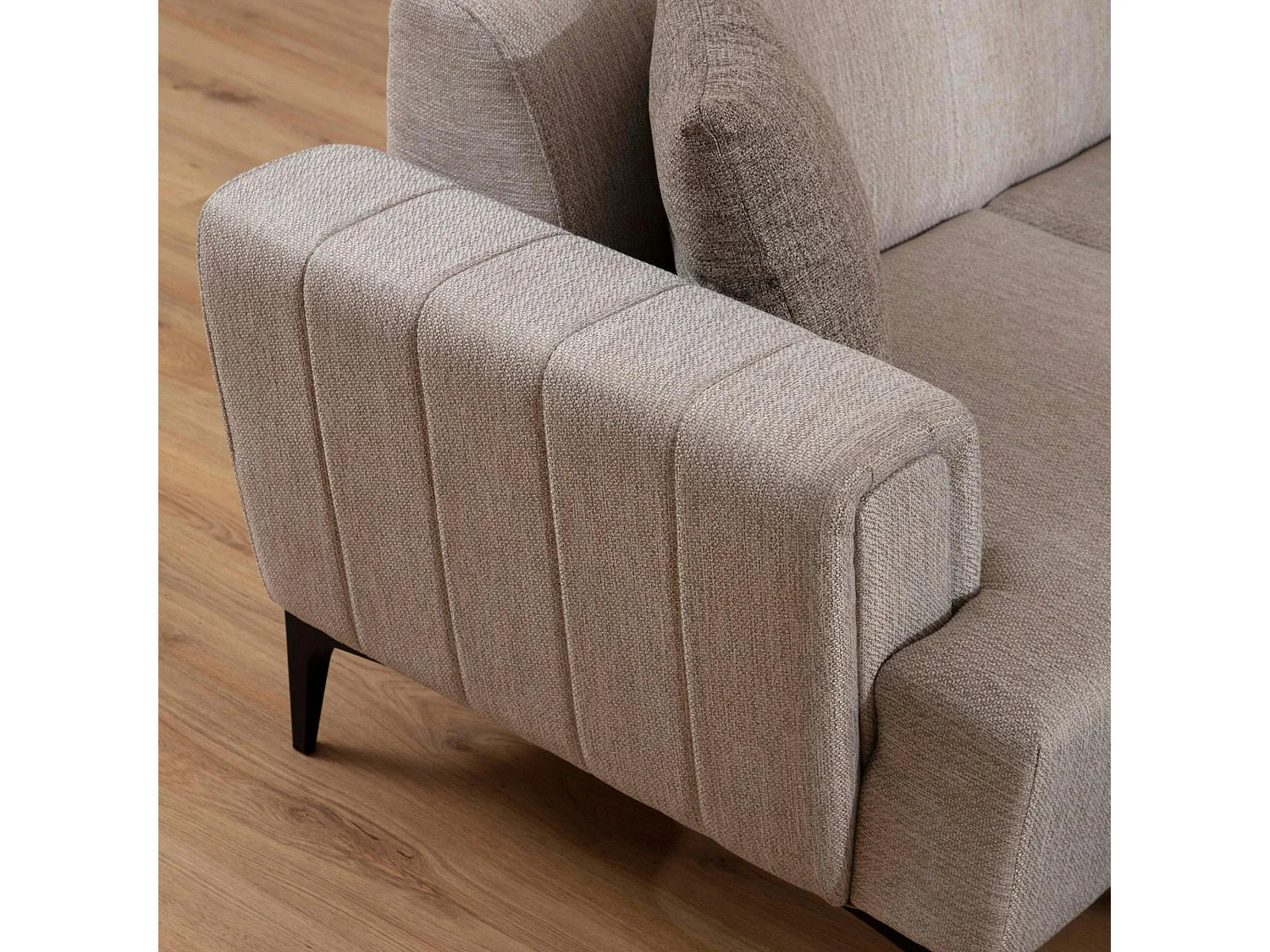 Canapé 3 places beige - lit d’appoint, style moderne LUCCA