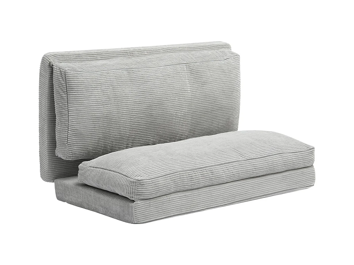 Divano Letto Pieghevole SucceBuy, 3 in 1 Pieghevole con Coperta Lavabile Grigio Scuro, Completo