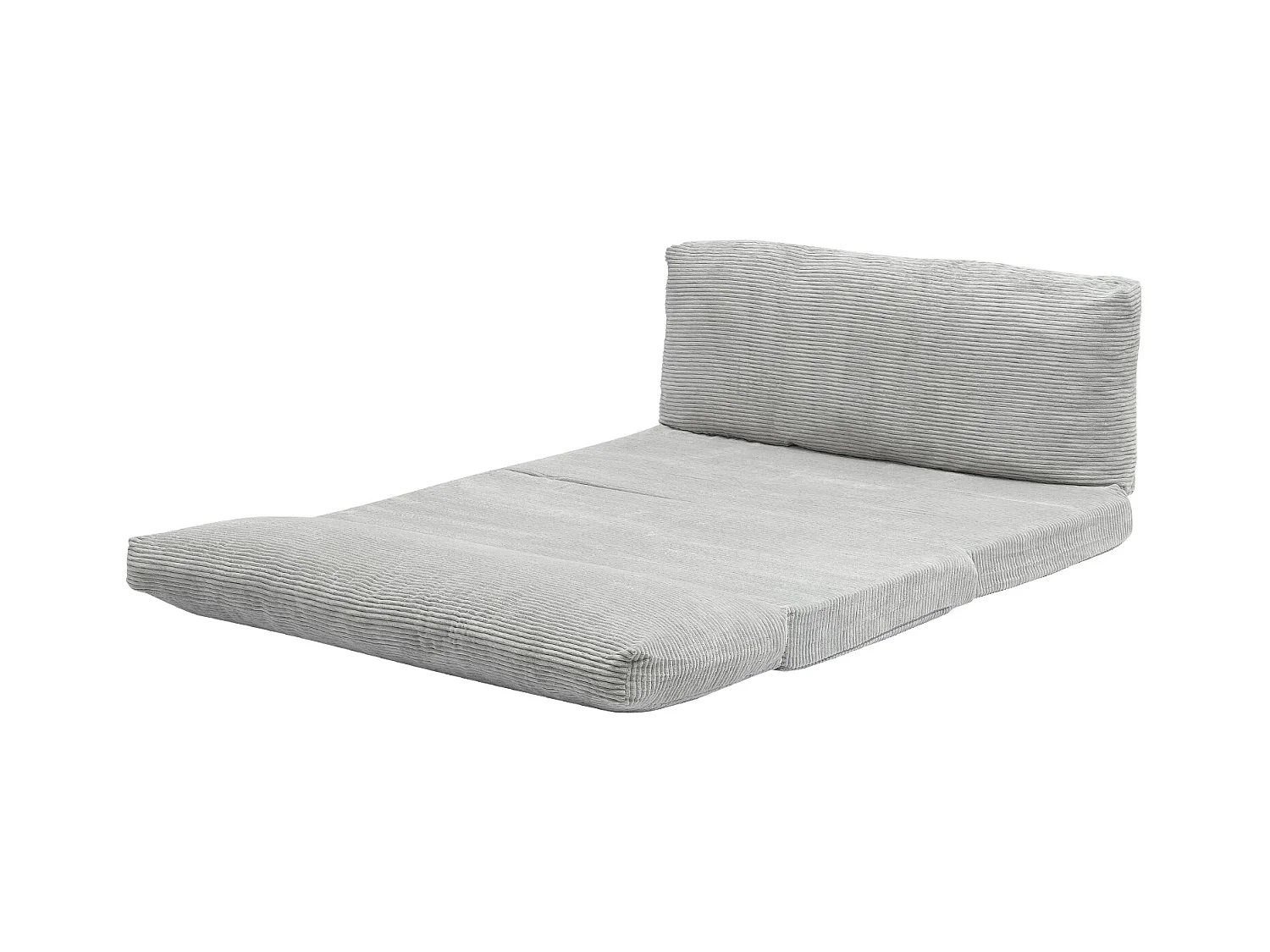 Canapé-Lit Pliant SucceBuy, 3 en 1  Pliable avec Housse Lavable Gris Foncé, Complet