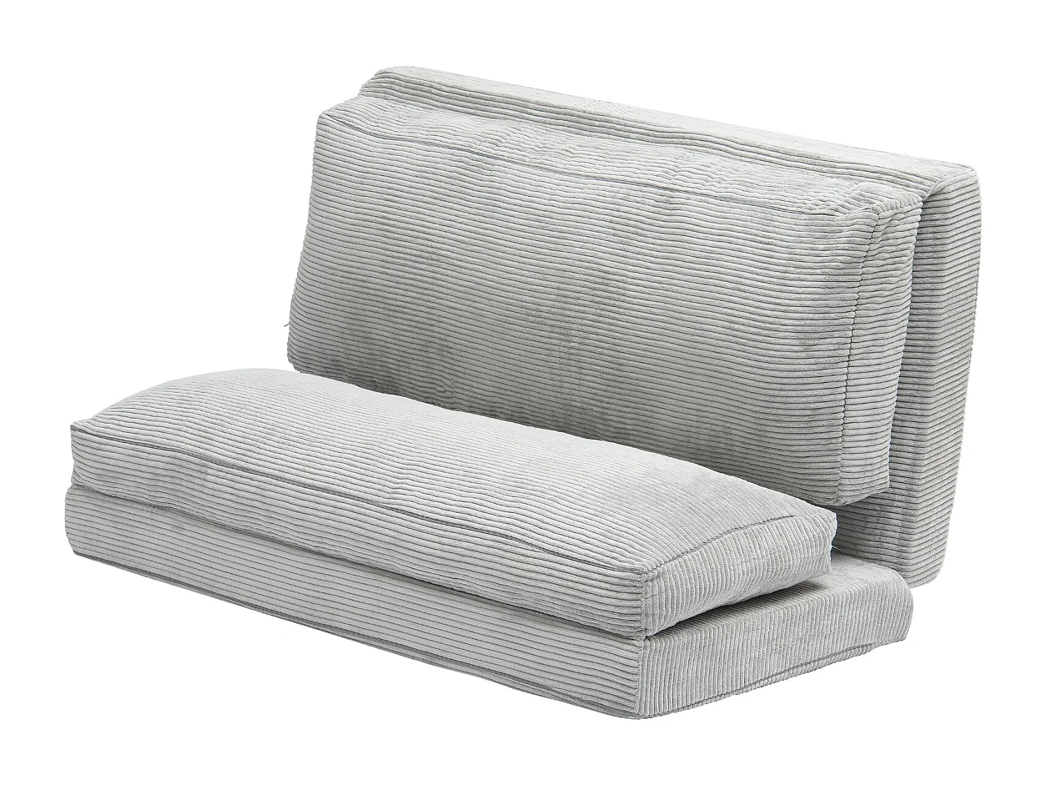 Canapé-Lit Pliant SucceBuy, 3 en 1  Pliable avec Housse Lavable Gris Foncé, Complet