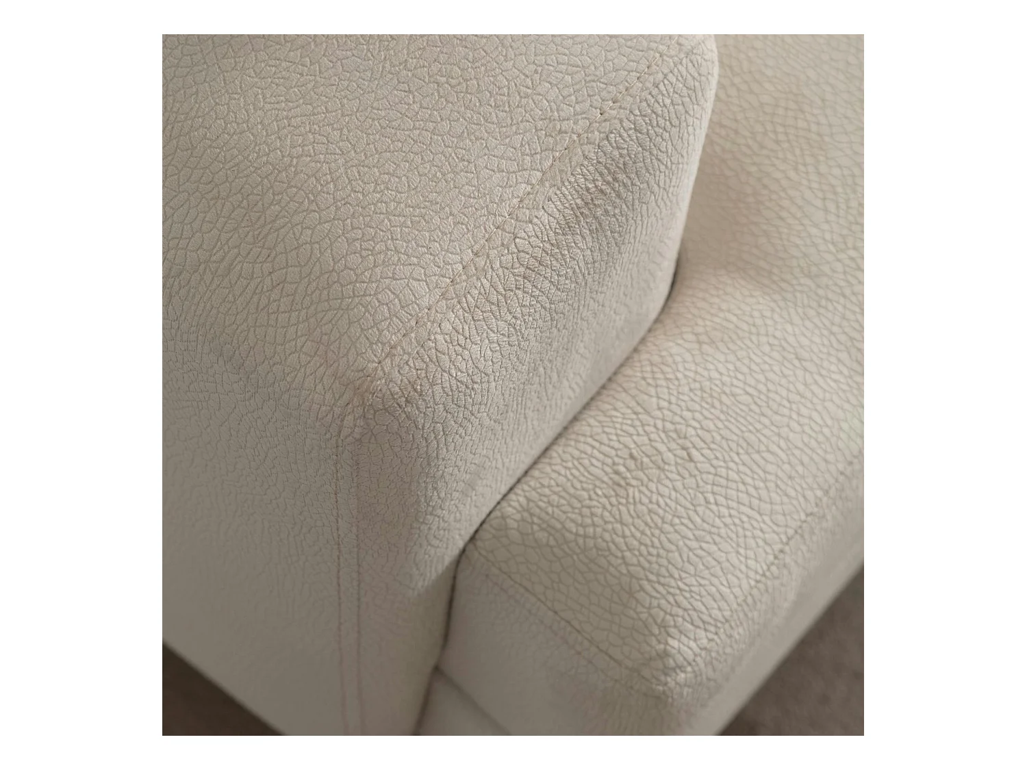 Canapé 3 places écru avec couchage d’appoint JACA