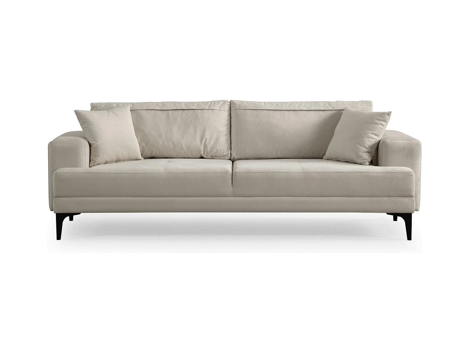 Canapé 3 places écru avec couchage d’appoint JACA