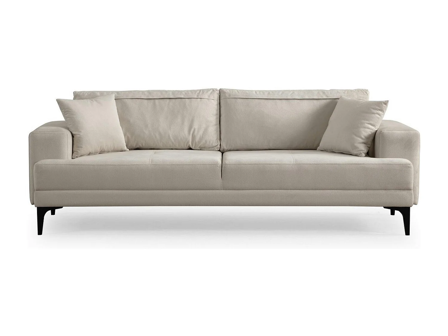 Canapé 3 places écru avec couchage d’appoint JACA