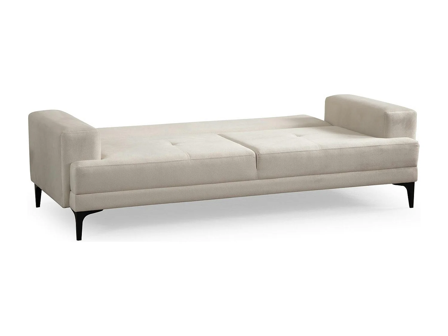 Canapé 3 places écru avec couchage d’appoint JACA