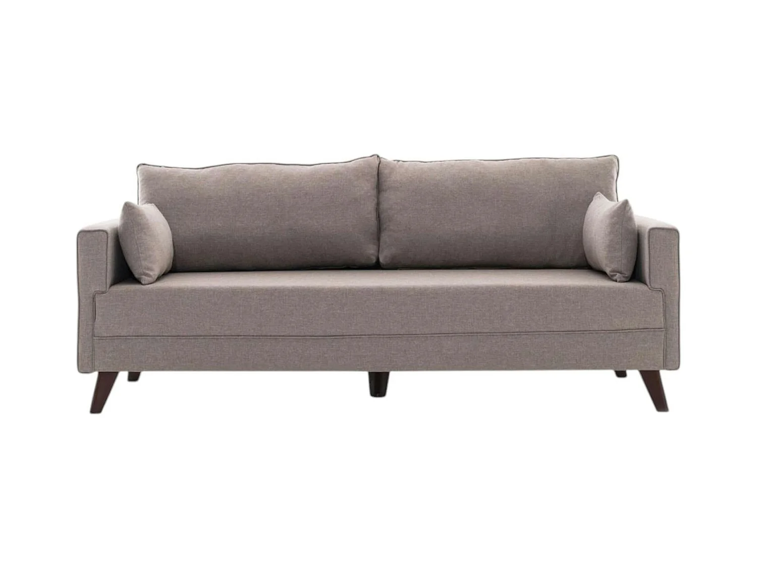 Canapé-lit cappuccino - dos droit SPLIT