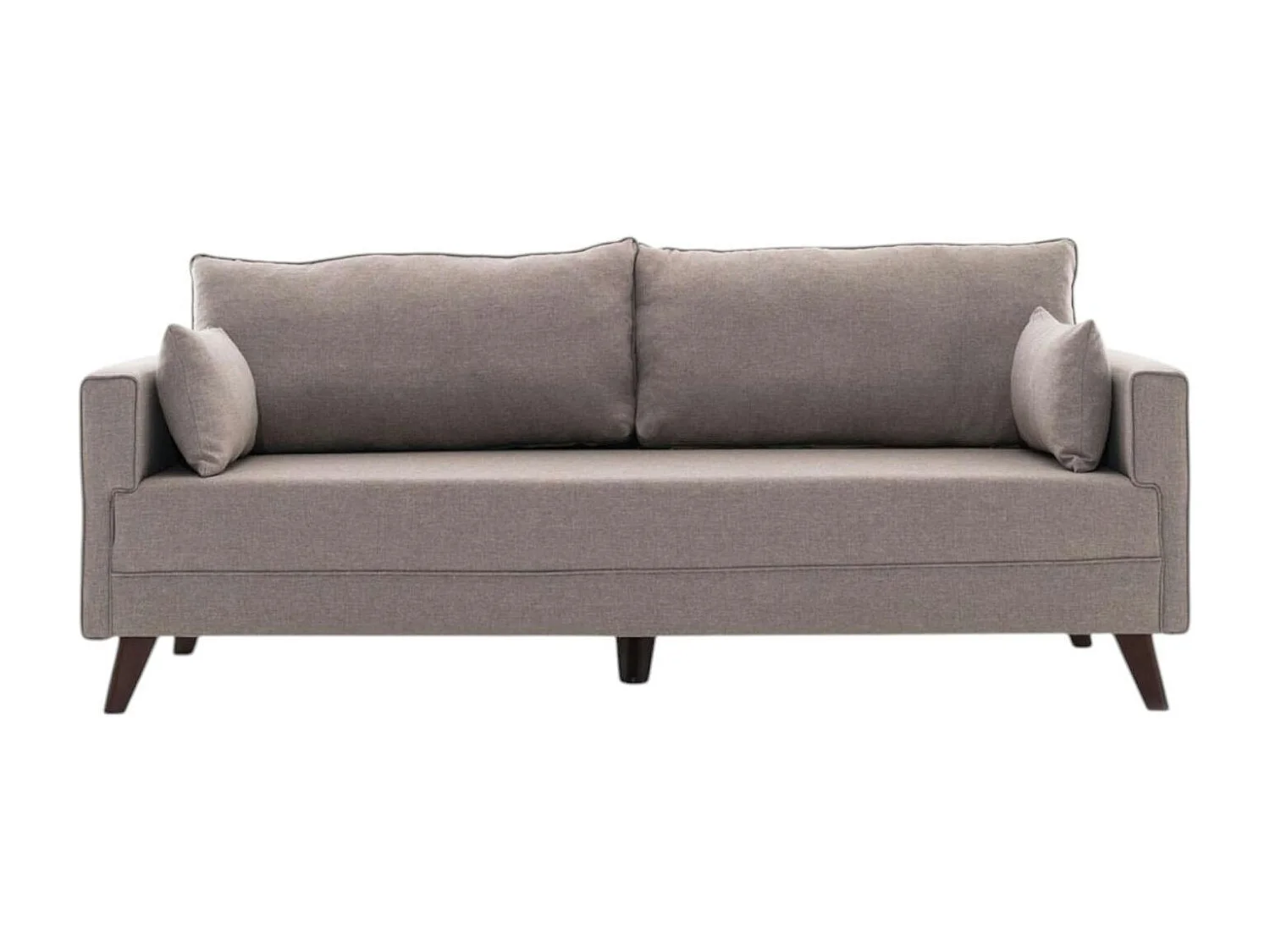 Canapé-lit cappuccino - dos droit SPLIT