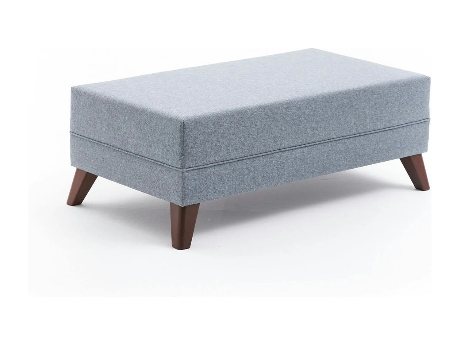 Canapé d'angle convertible bleu gris - côté gauche SPLIT