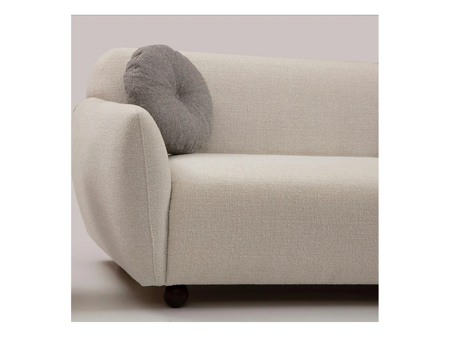 Canapé 3 places beige - style contemporain LUCCA