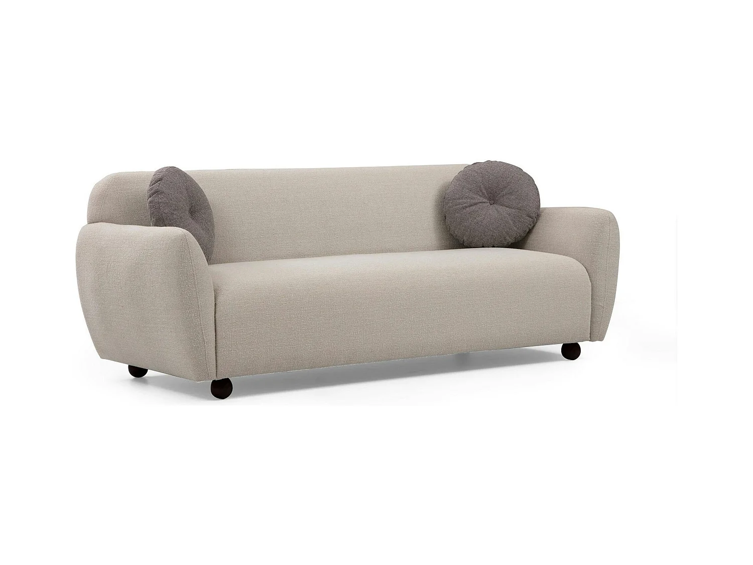 Canapé 3 places beige - style contemporain LUCCA