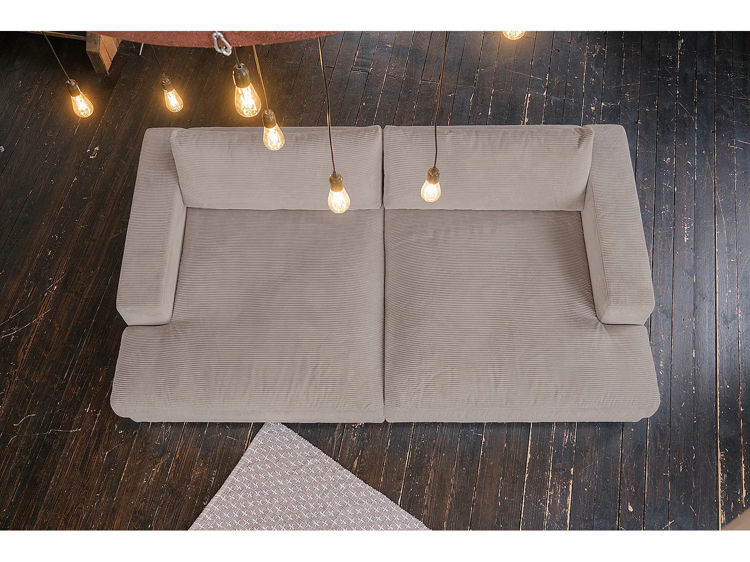 Bigsofa - Taupe Cord - MADELINE