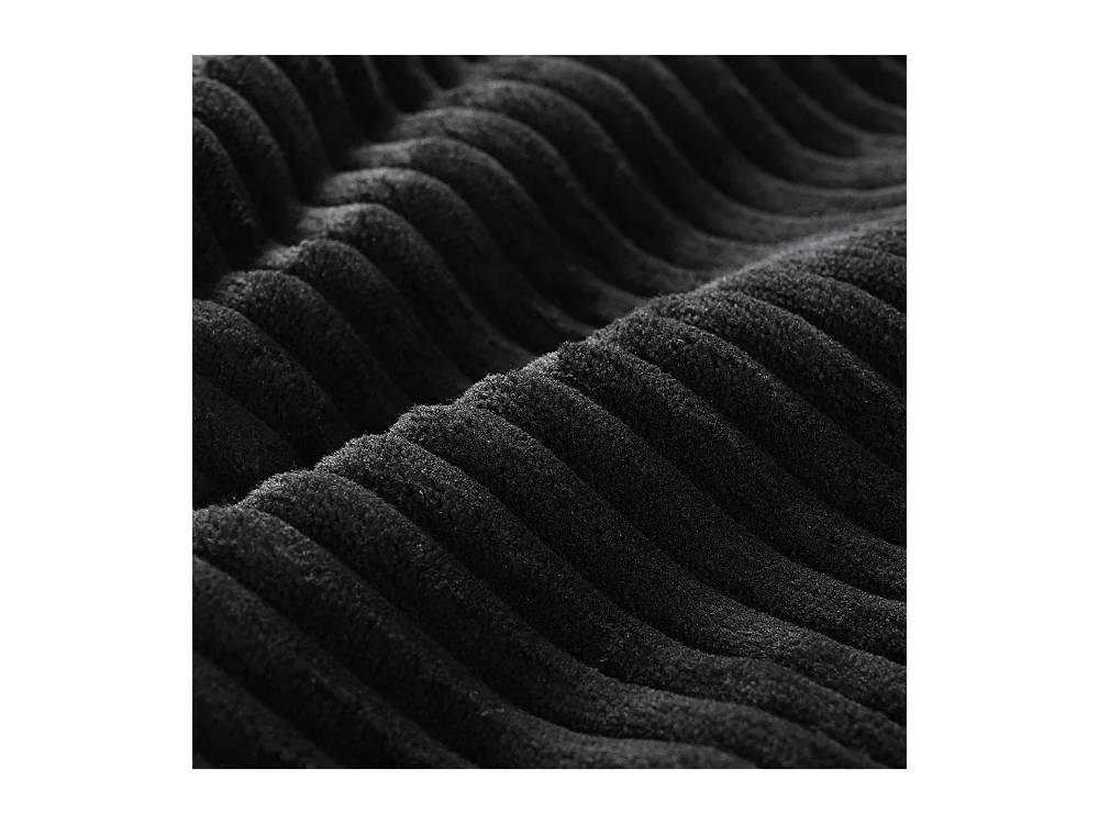 Canape d'angle combiné modulaire noir canapé à double coussin canapé combiné en velours avec lampe et pouf ottoman amovible