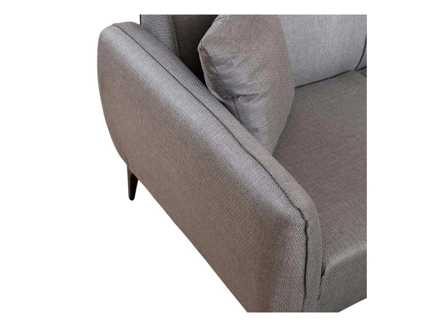 Canapé 2 places gris clair - couture déco VILNIUS