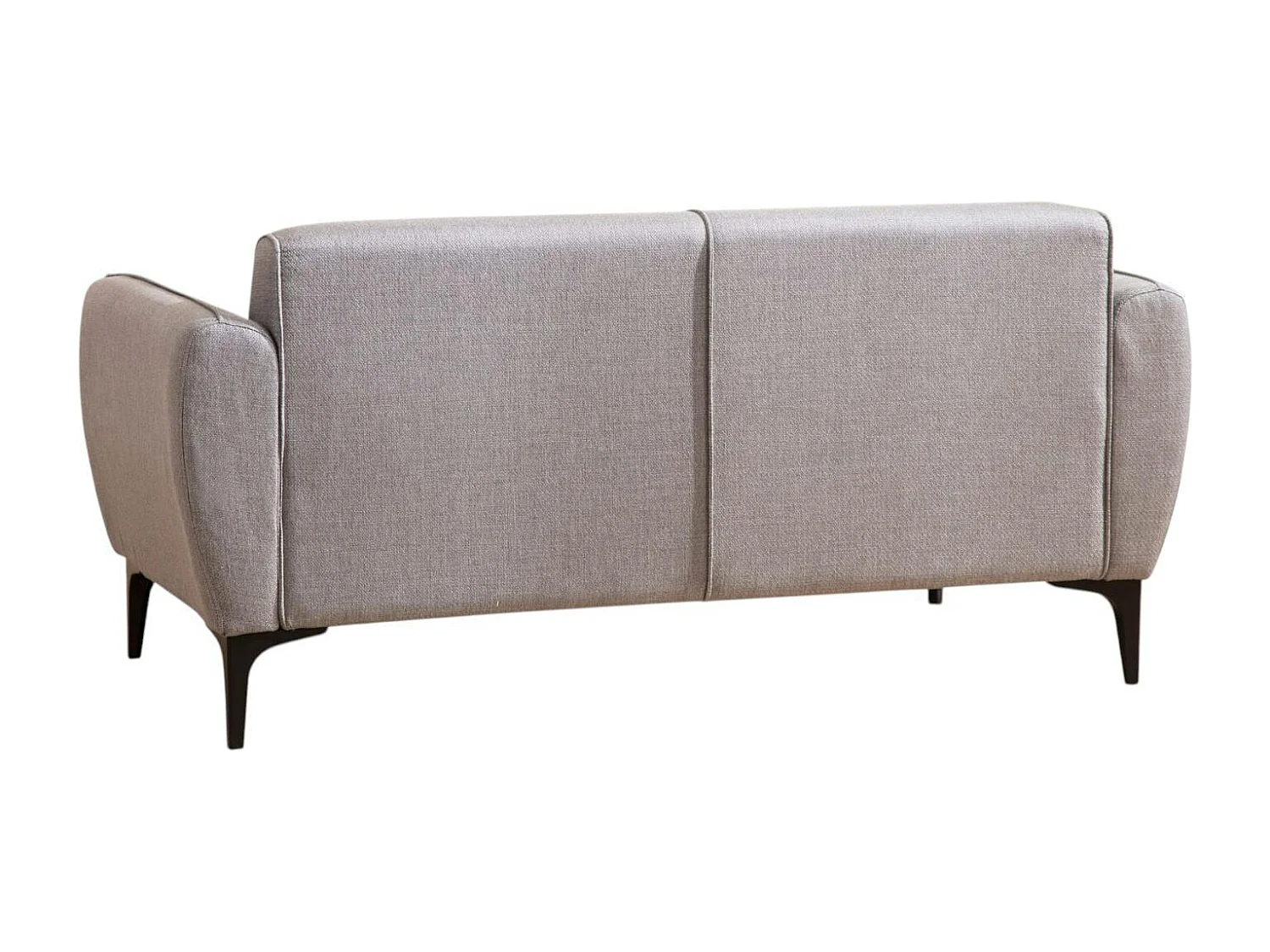 Canapé 2 places gris clair - couture déco VILNIUS