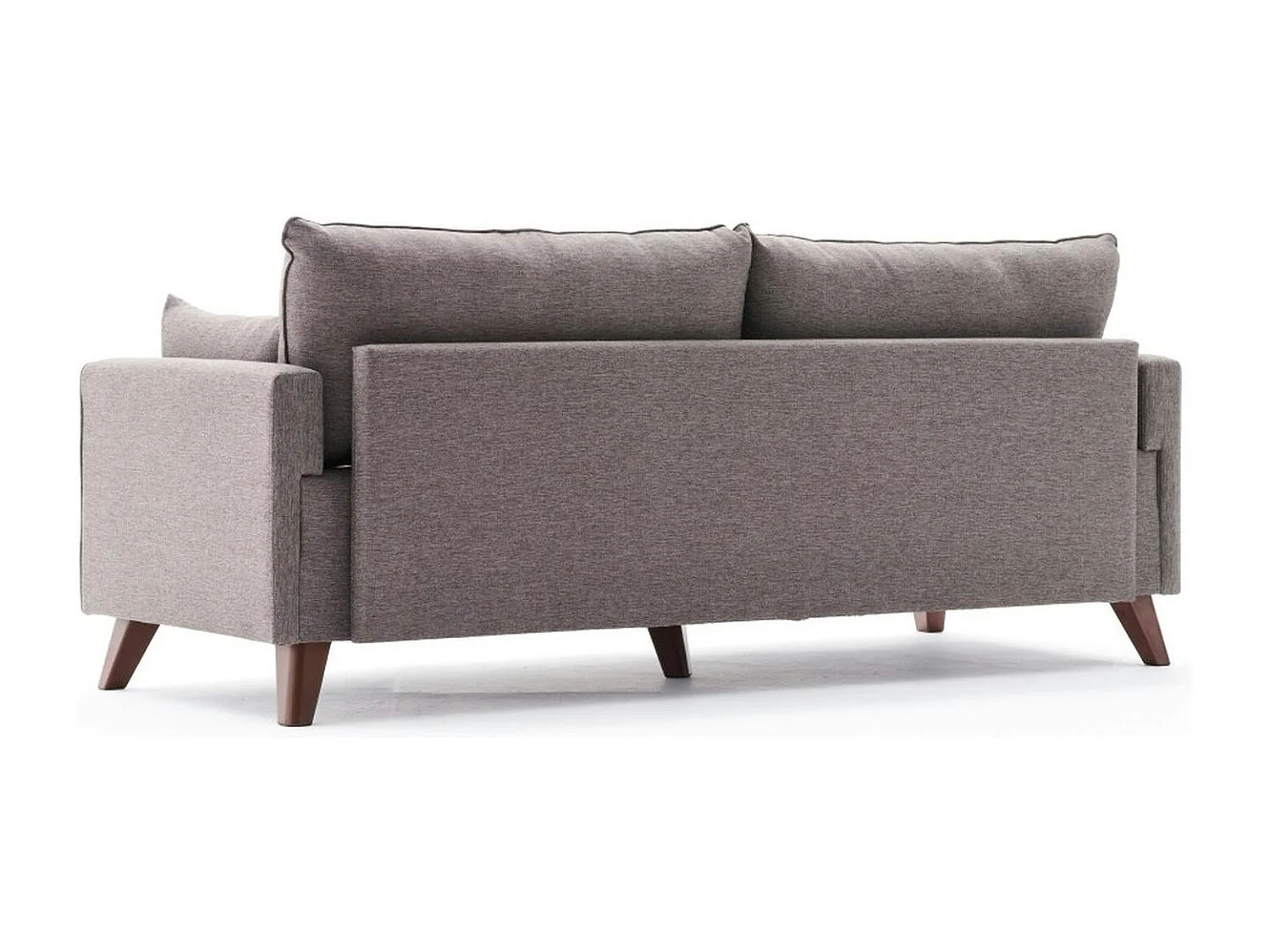 Canapé 3 places taupe - dos droit SPLIT