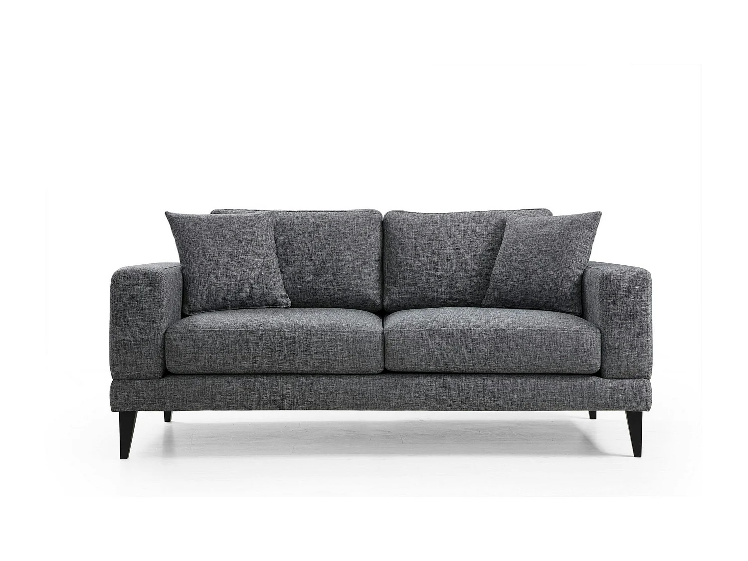 Canapé 2 places gris - style contemporain VENCE