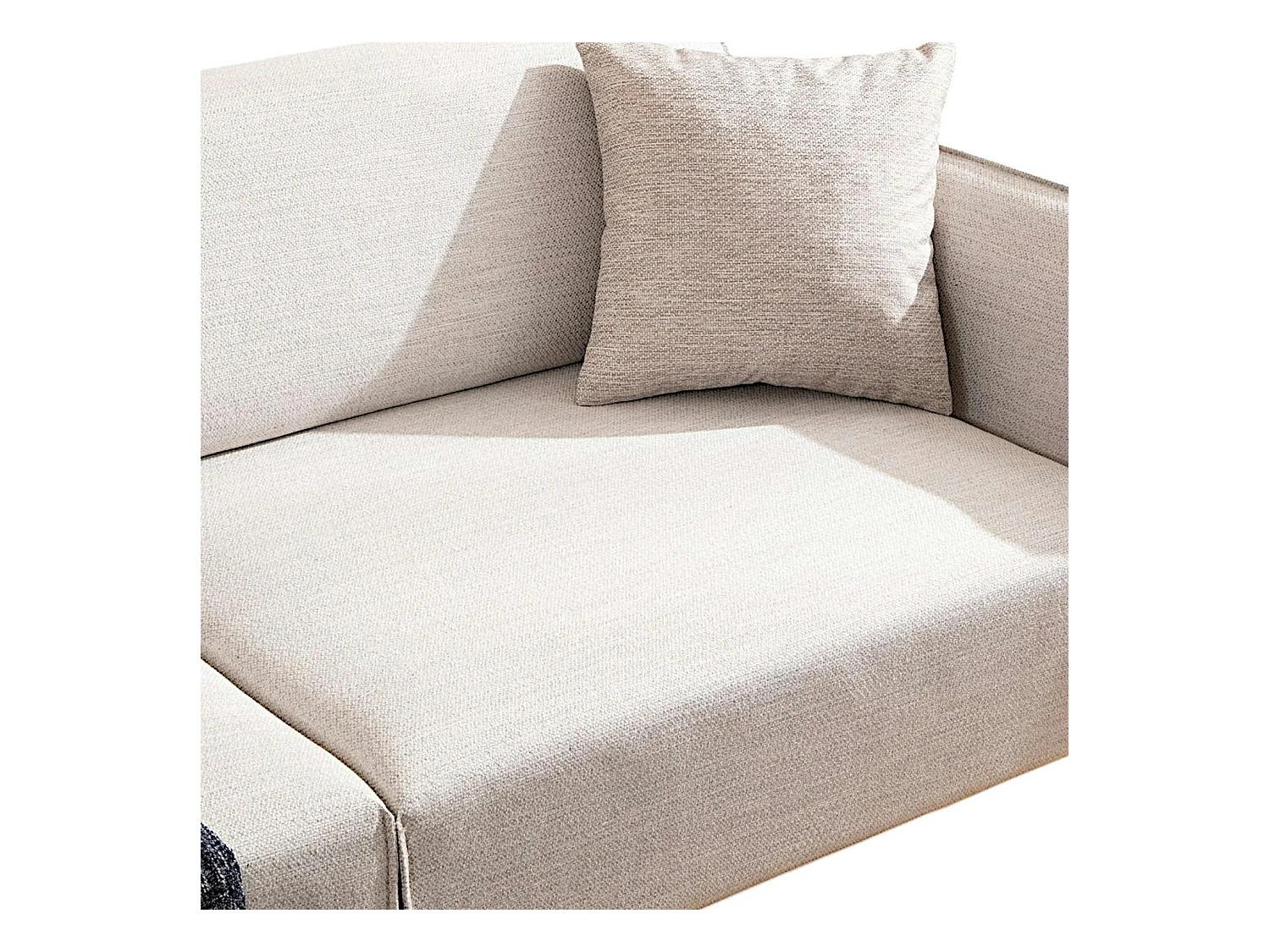 Canapé 3 places sable - couture déco VILNIUS