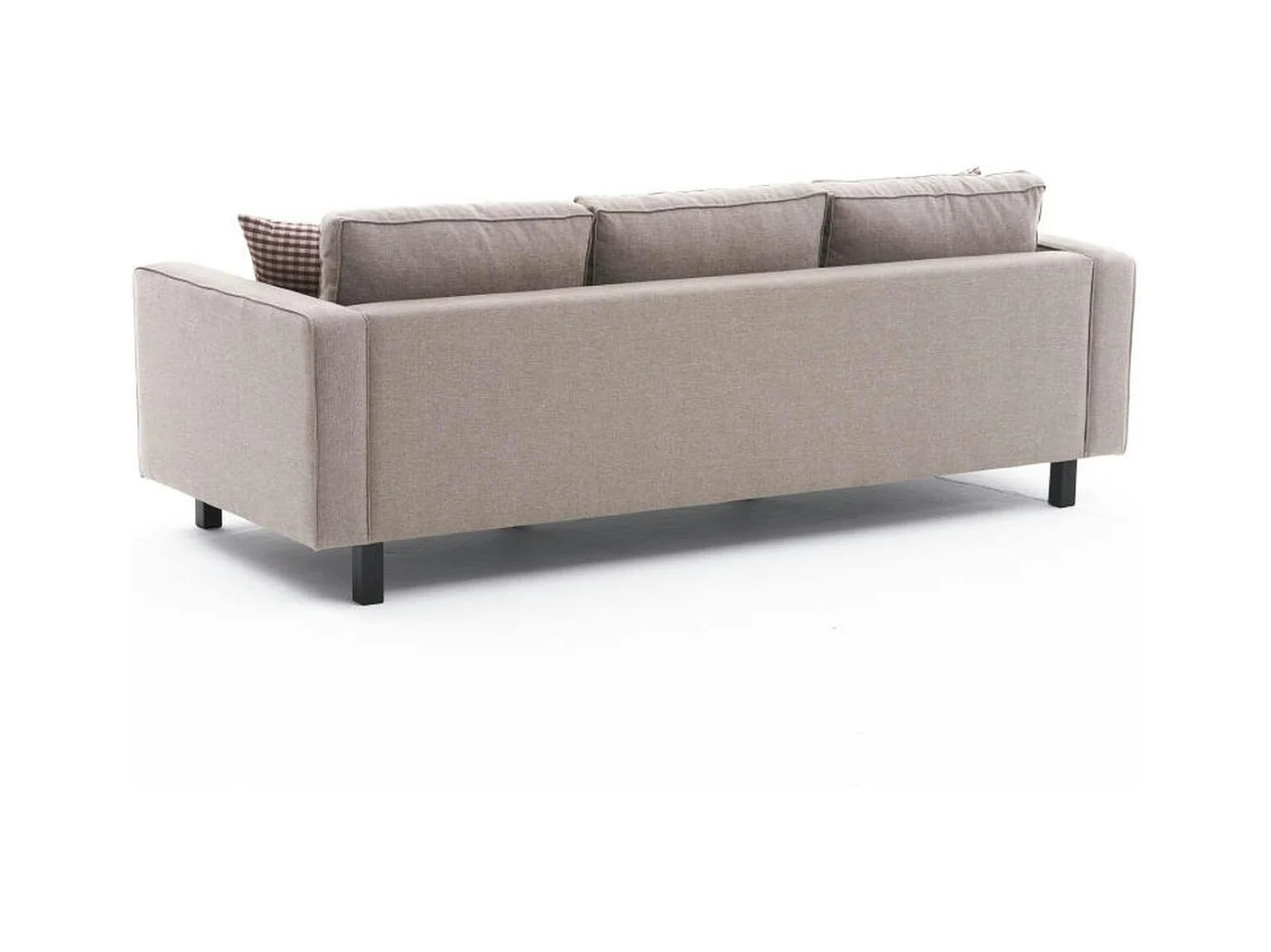 Canapé 3 places beige - pieds droits CORTONA