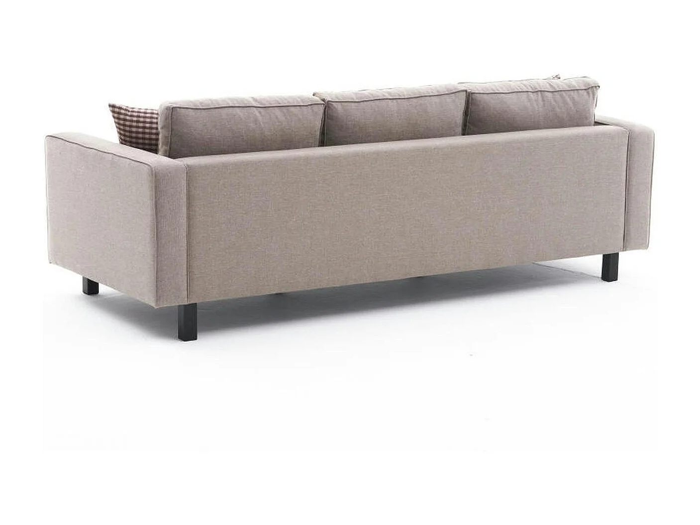 Canapé 3 places beige - pieds droits CORTONA