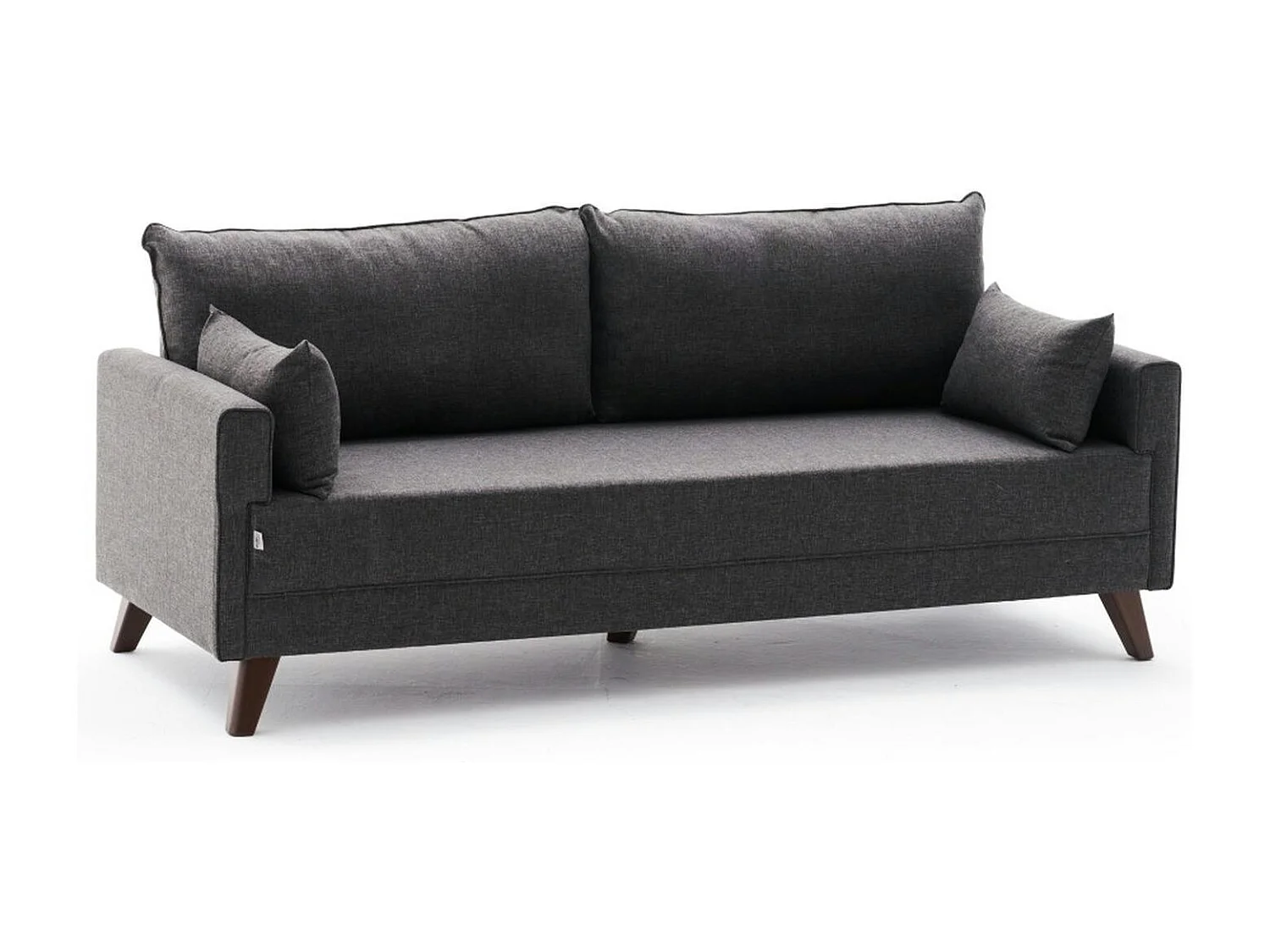 Canapé 3 places gris anthracite - dos droit SPLIT