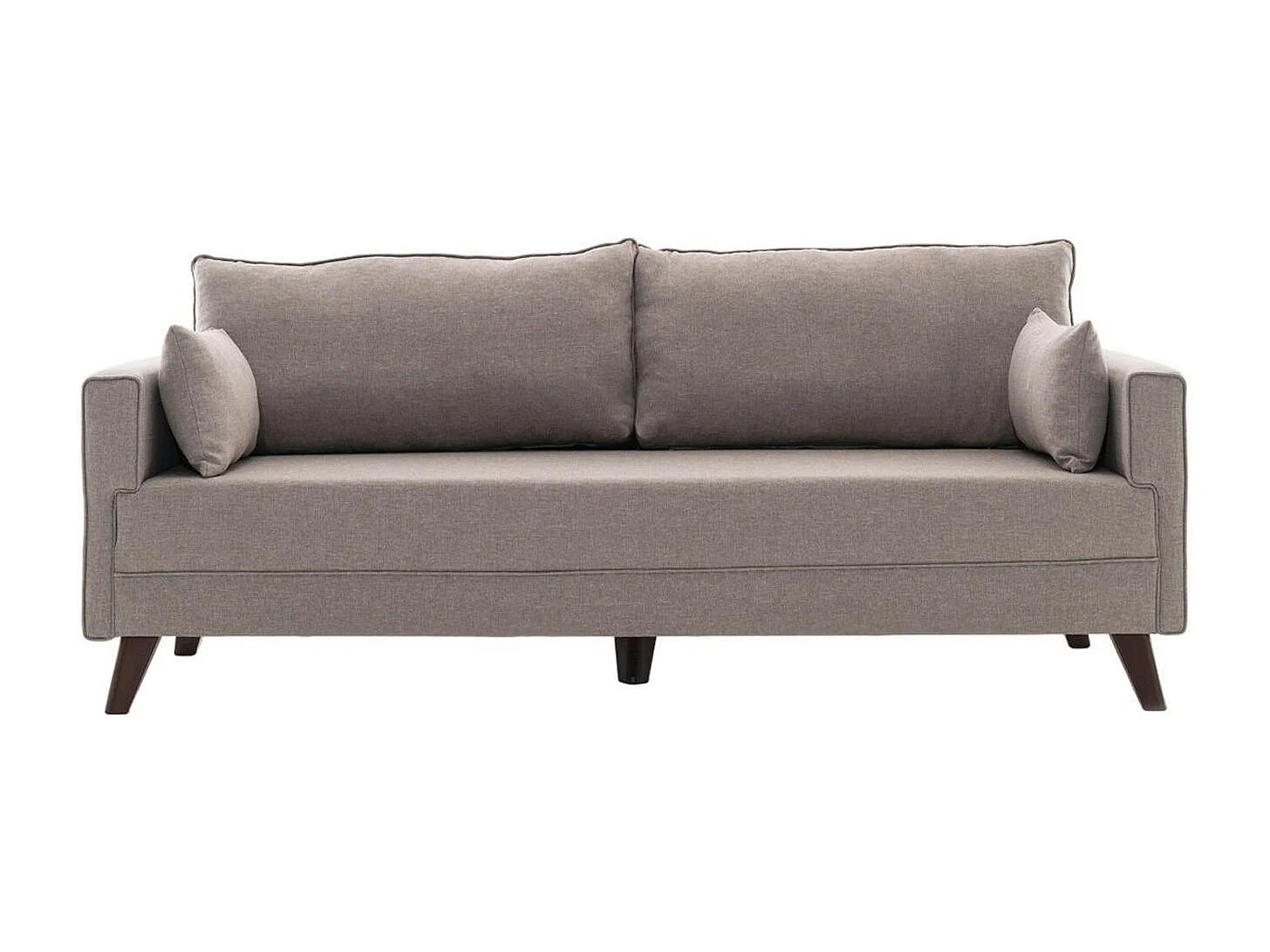 Canapé 3 places cappuccino - dos droit SPLIT