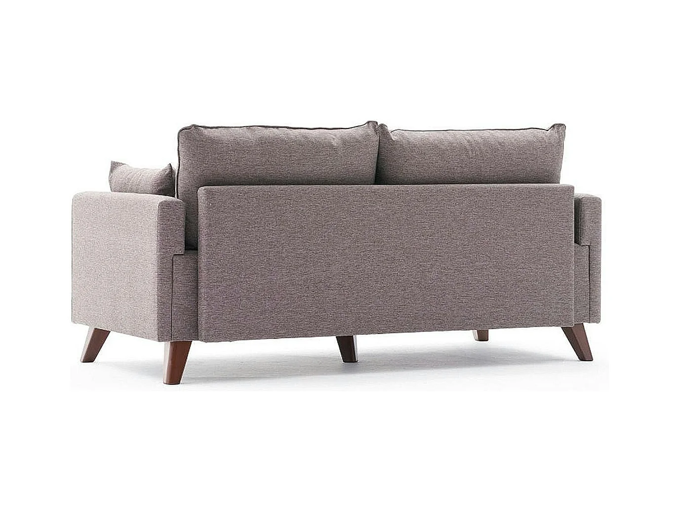 Canapé 2 places taupe clair - dos droit SPLIT