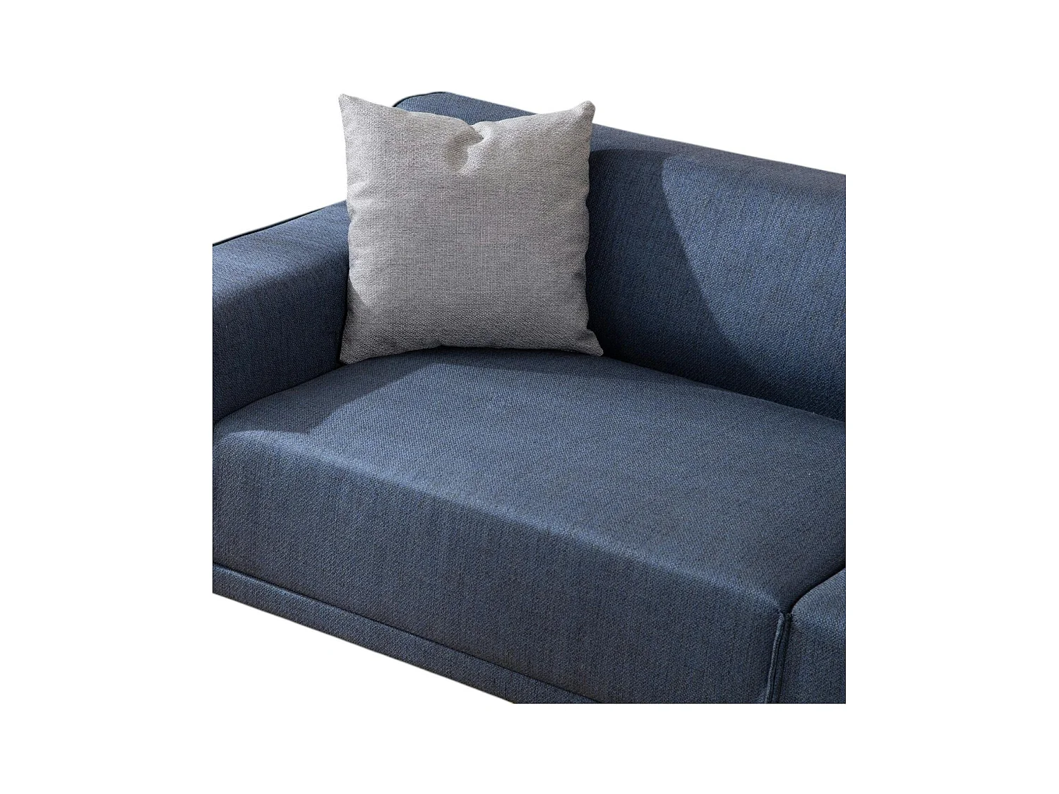 Canapé 3 places bleu - accoudoirs larges ORSAY