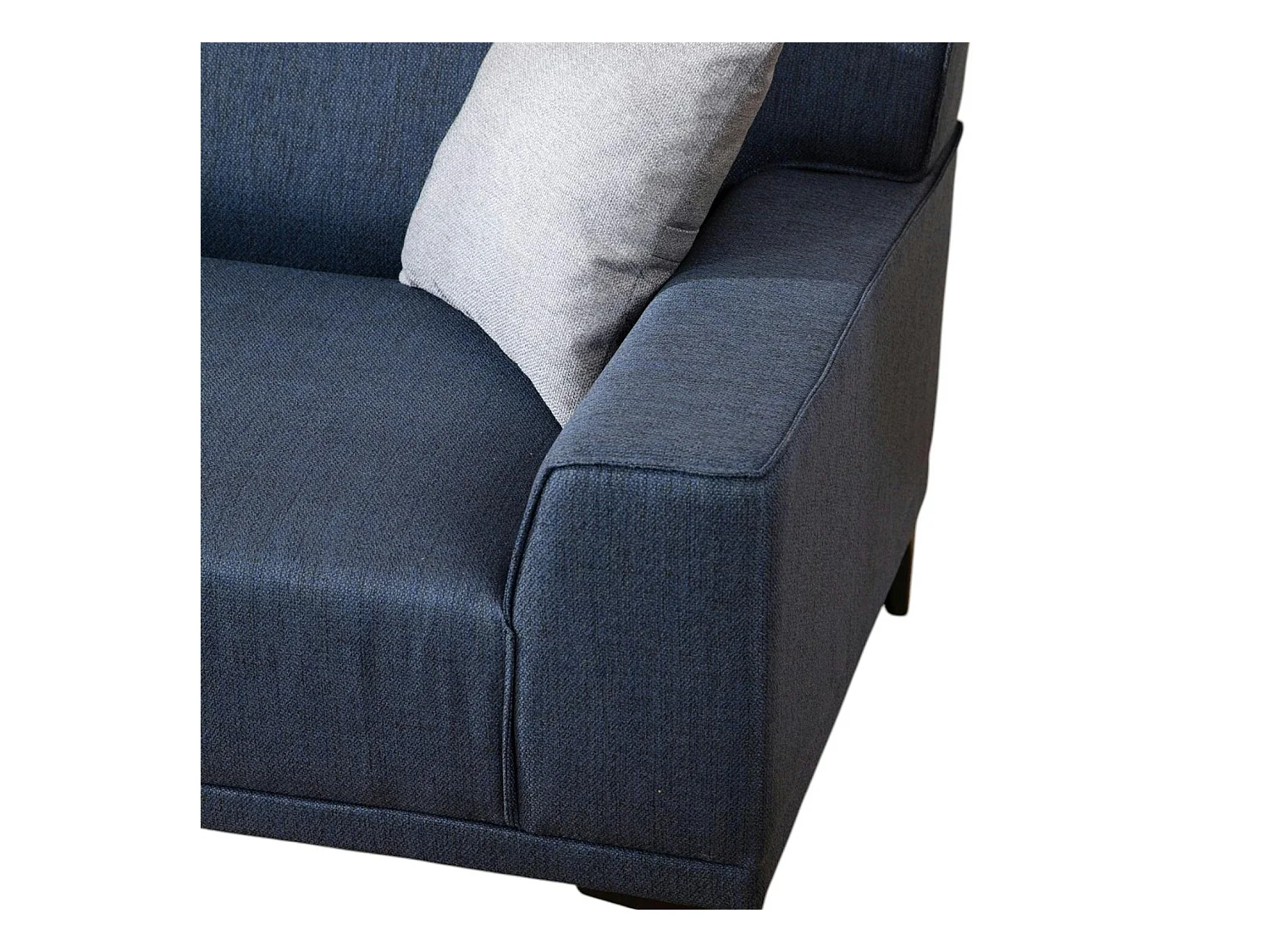 Canapé 3 places bleu - accoudoirs larges ORSAY