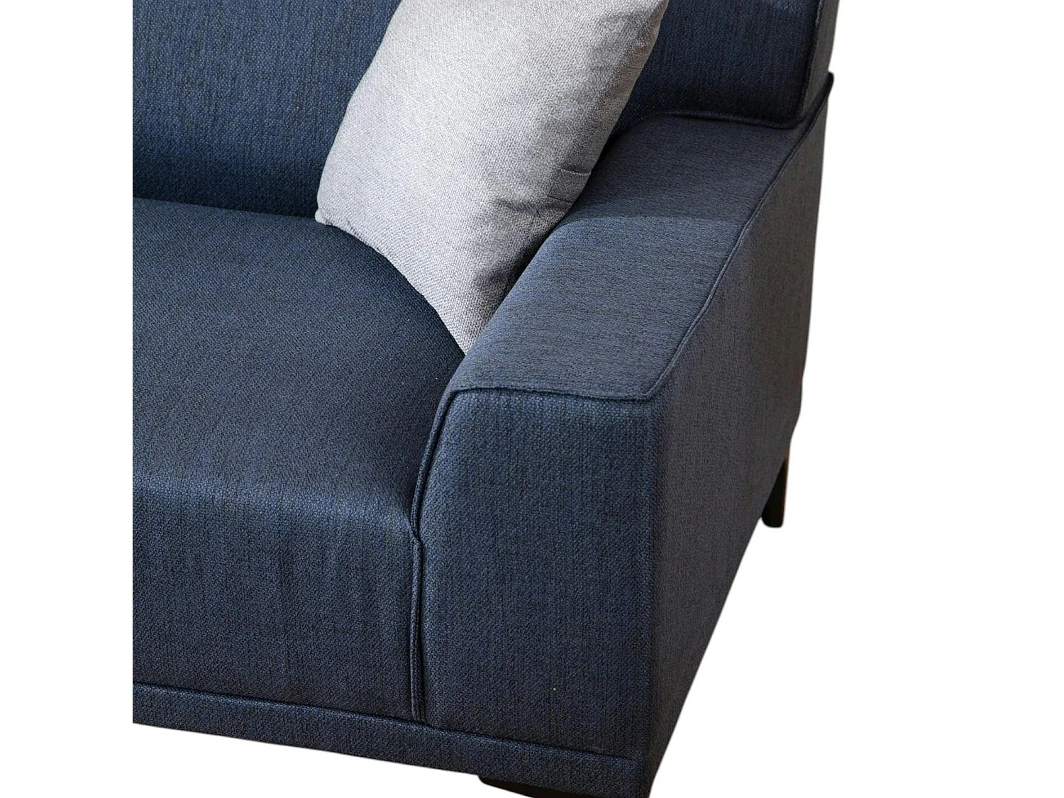 Canapé 3 places bleu - accoudoirs larges ORSAY