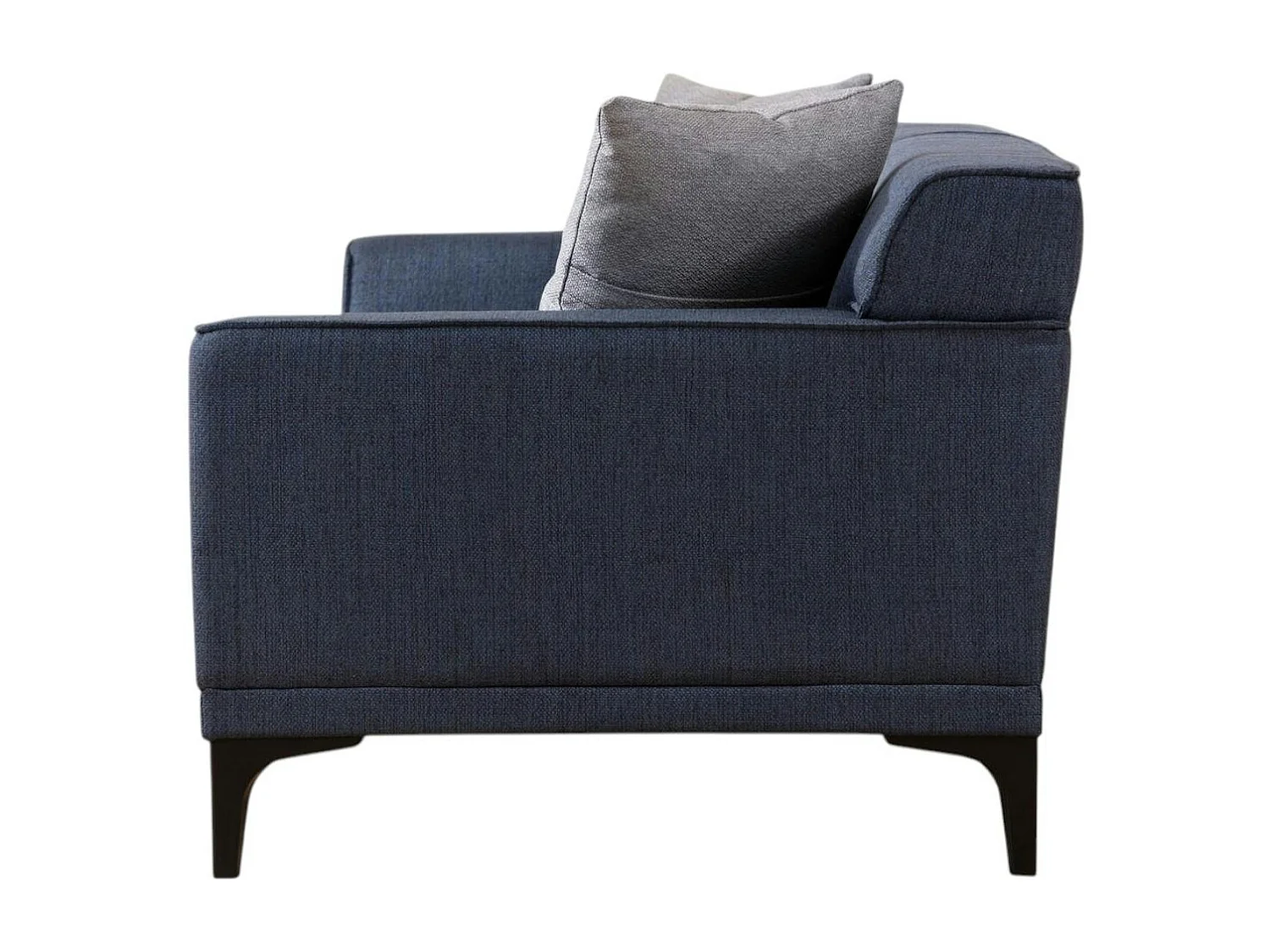 Canapé 3 places bleu - accoudoirs larges ORSAY