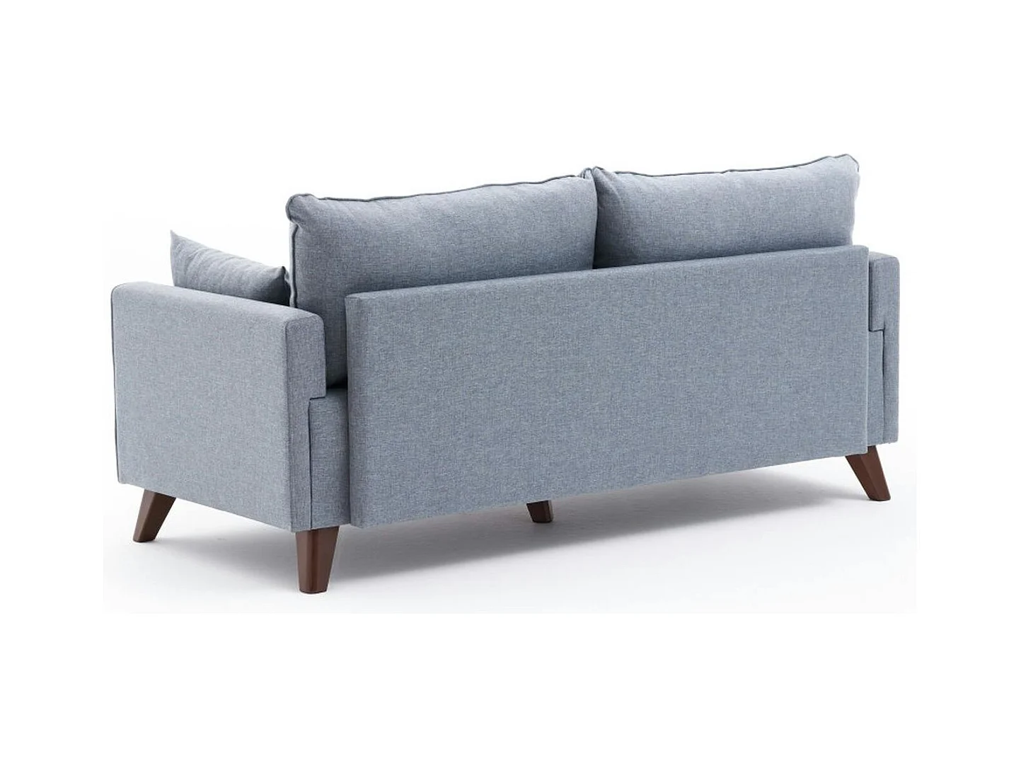 Canapé 2 places bleu gris - dos droit SPLIT