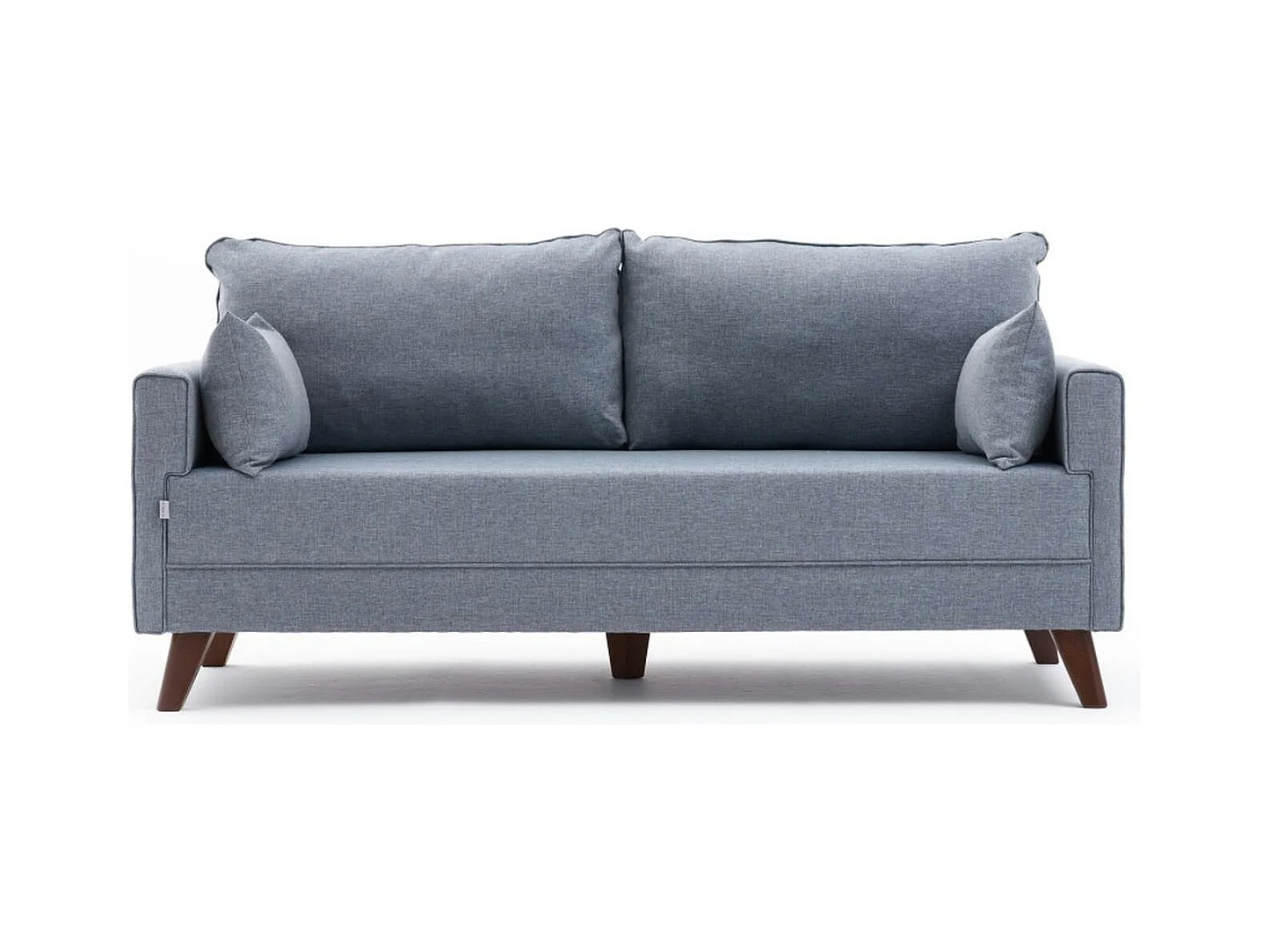 Canapé 2 places bleu gris - dos droit SPLIT