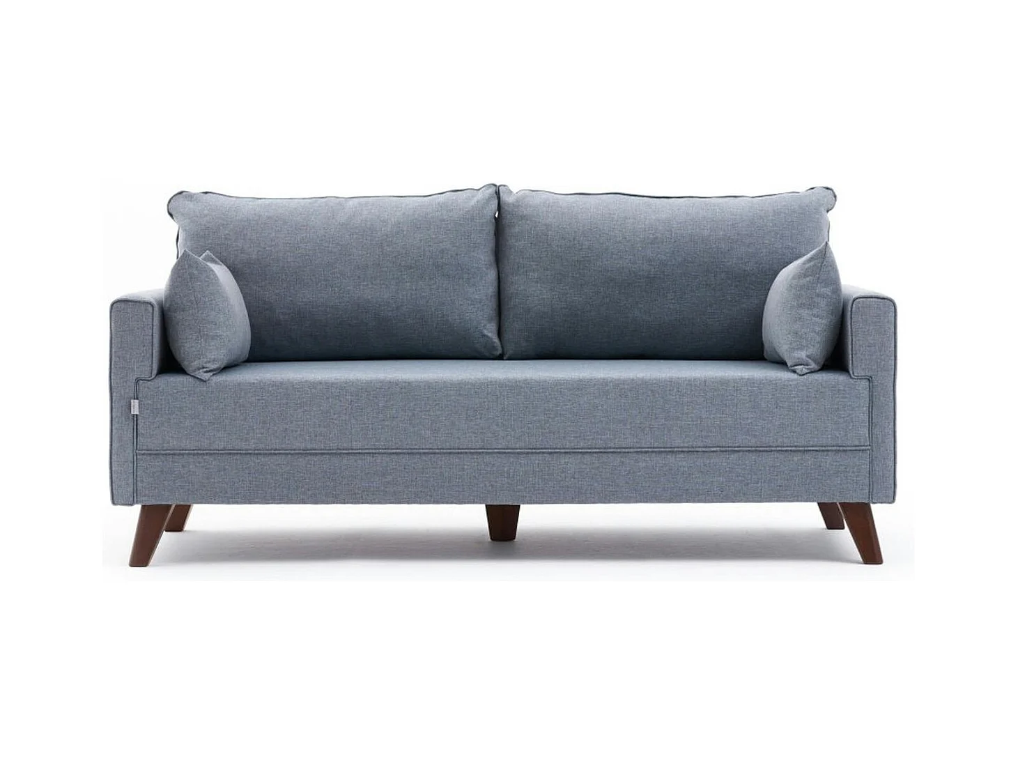 Canapé 2 places bleu gris - dos droit SPLIT