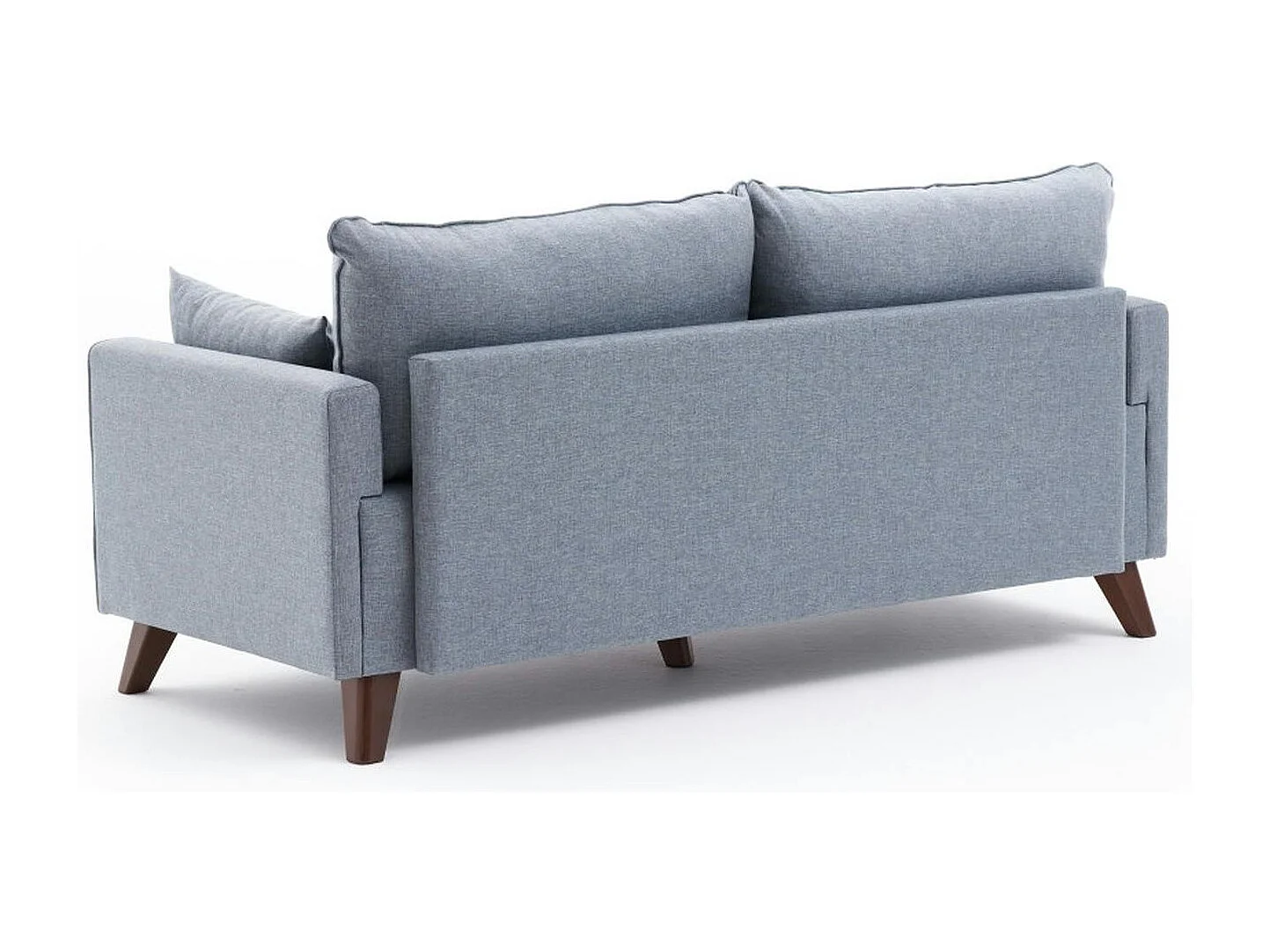 Canapé 2 places bleu gris - dos droit SPLIT