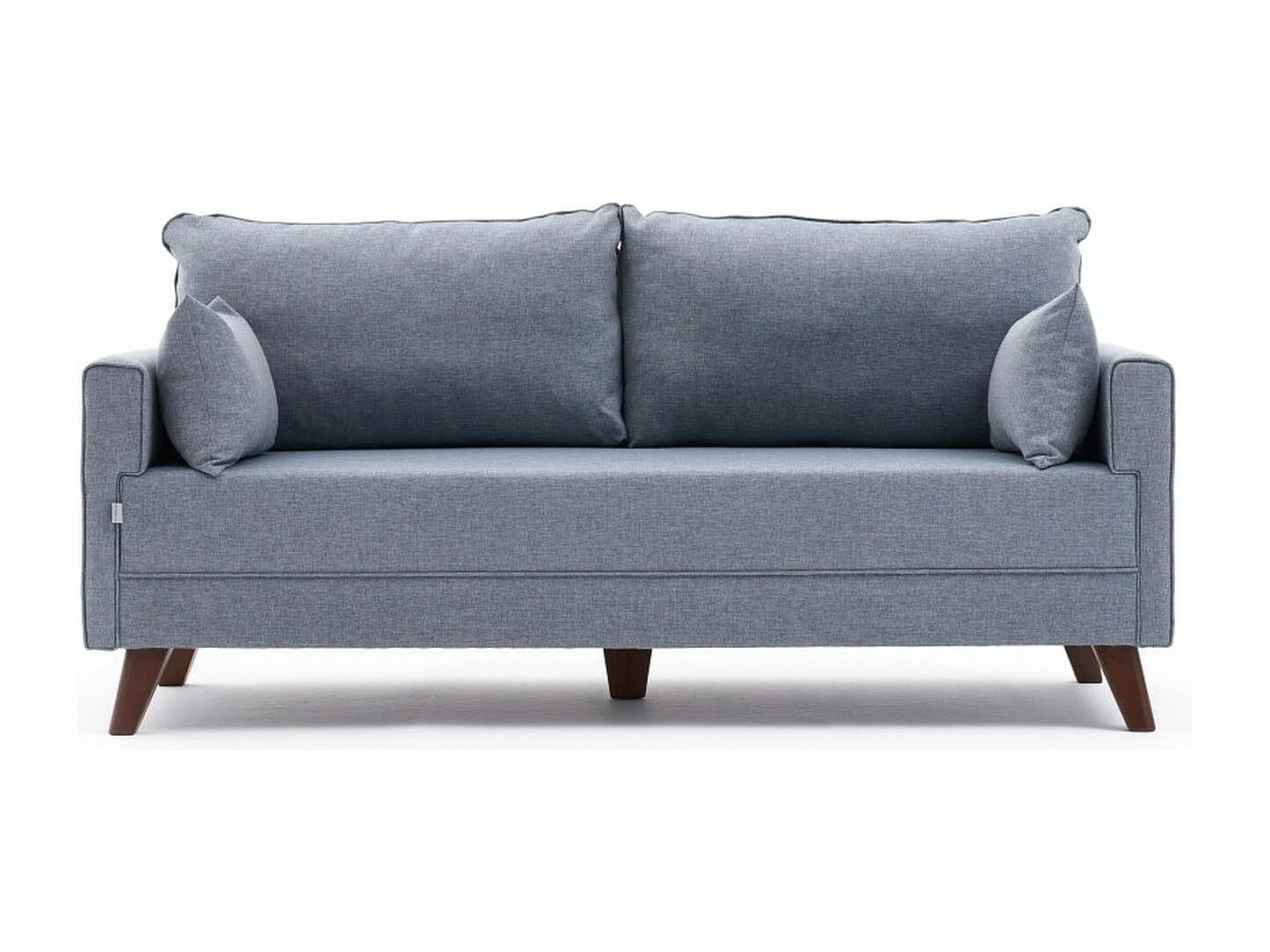 Canapé 2 places bleu gris - dos droit SPLIT