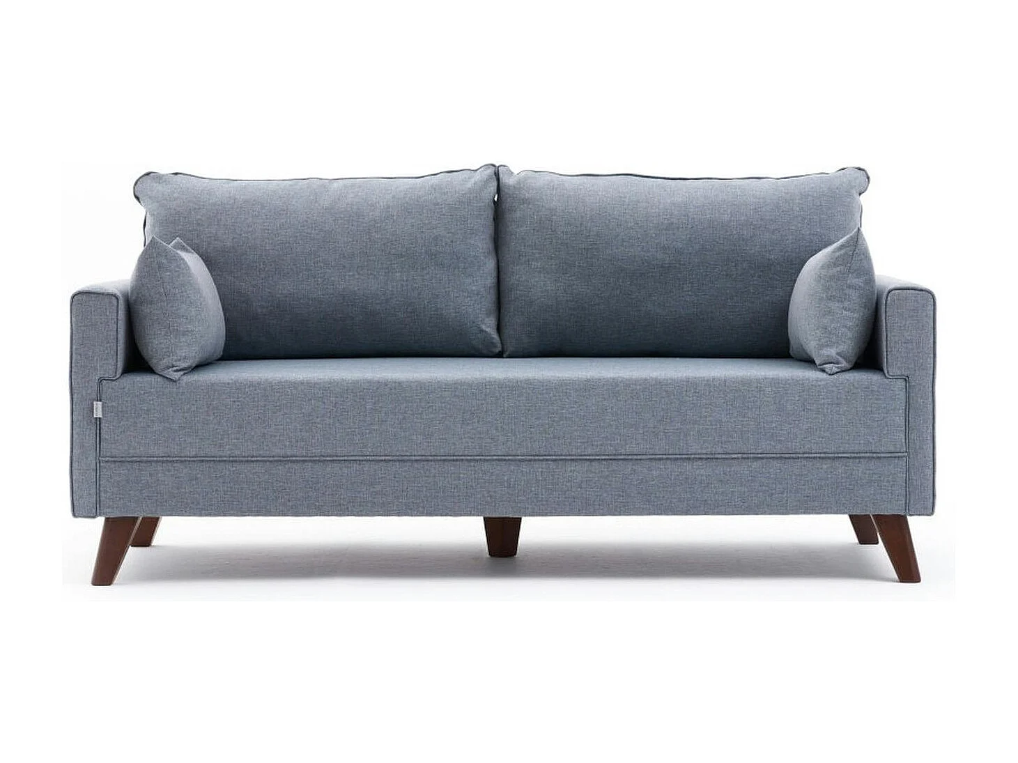 Canapé 2 places bleu gris - dos droit SPLIT