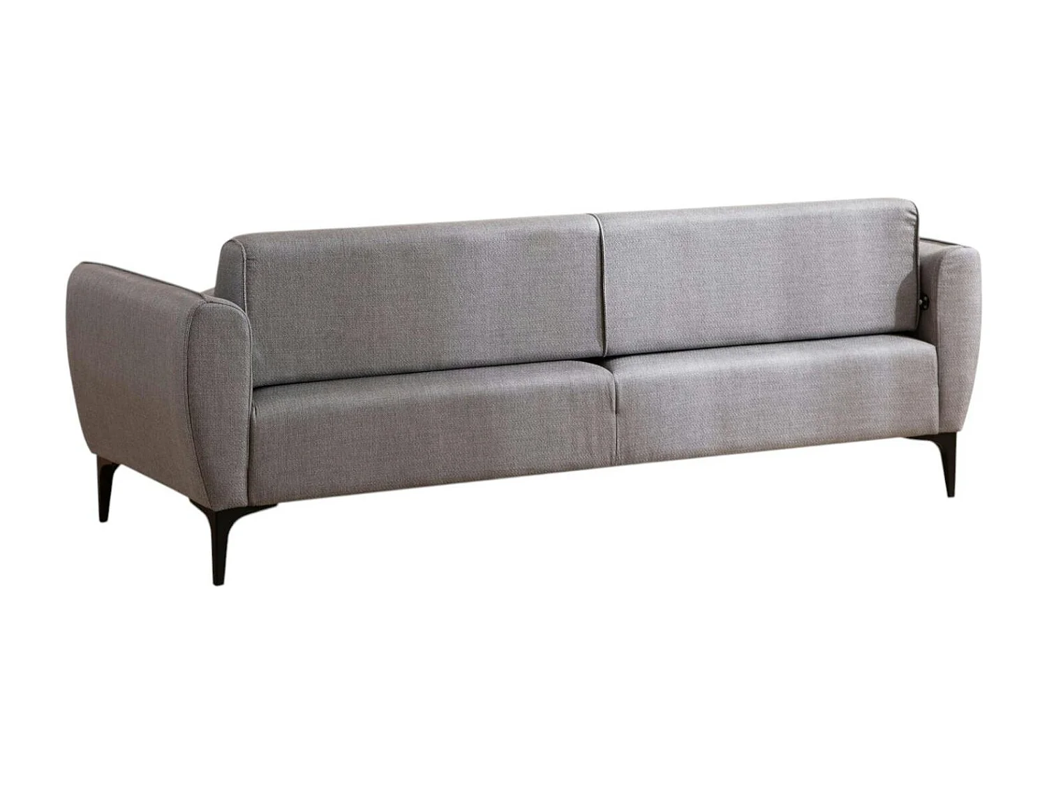 Canapé 3 places gris clair - couture déco VILNIUS