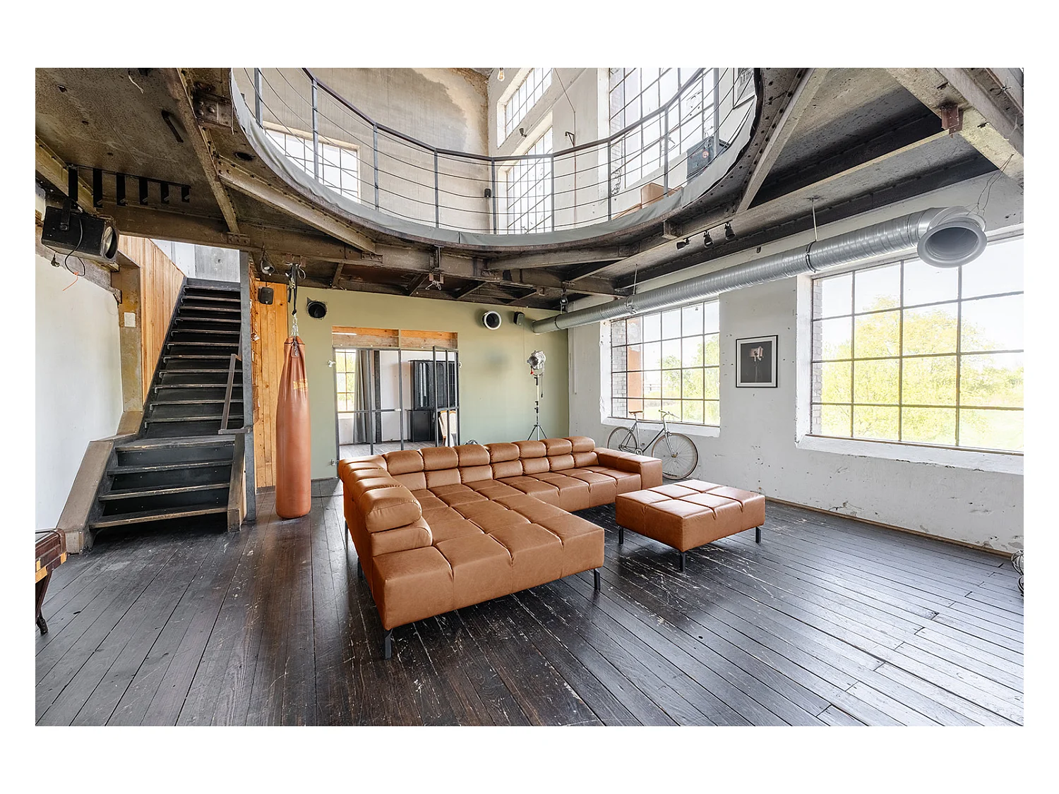 Hoekbank - Bruin Leer - NELSON