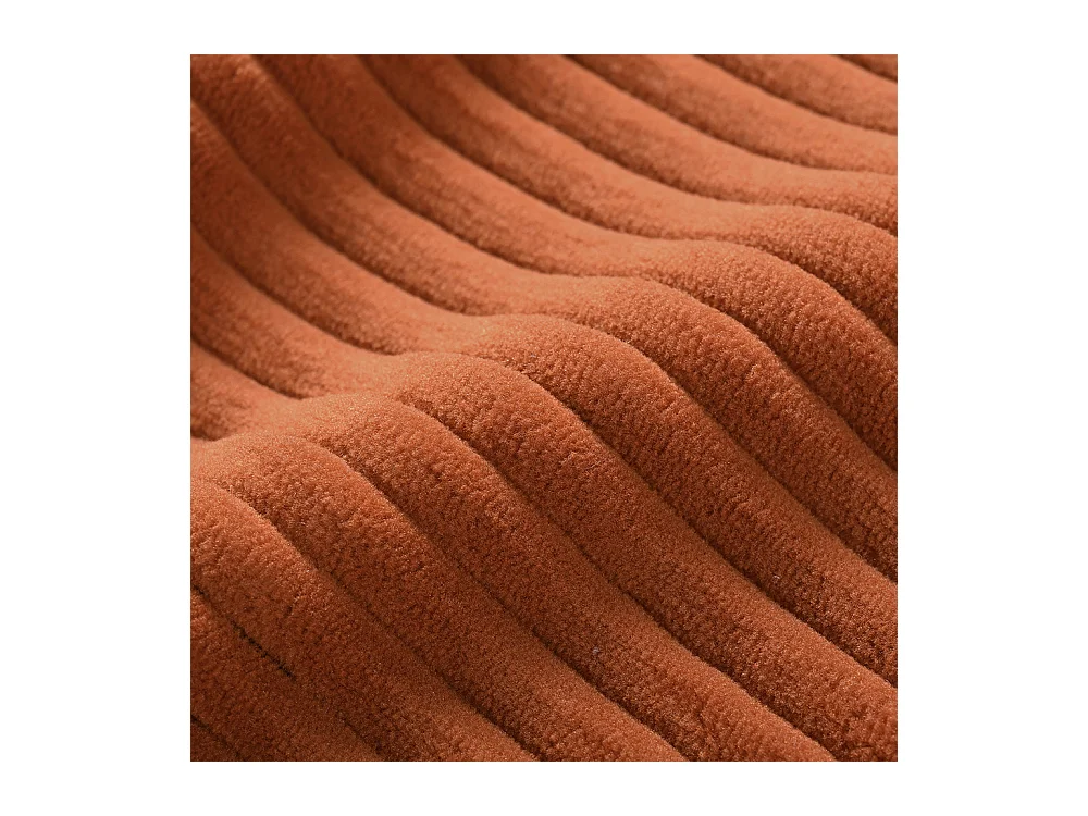 Canape d'angle combiné modulaire orange canapé à double coussin canapé combiné en velours avec lampe et pouf ottoman amovible